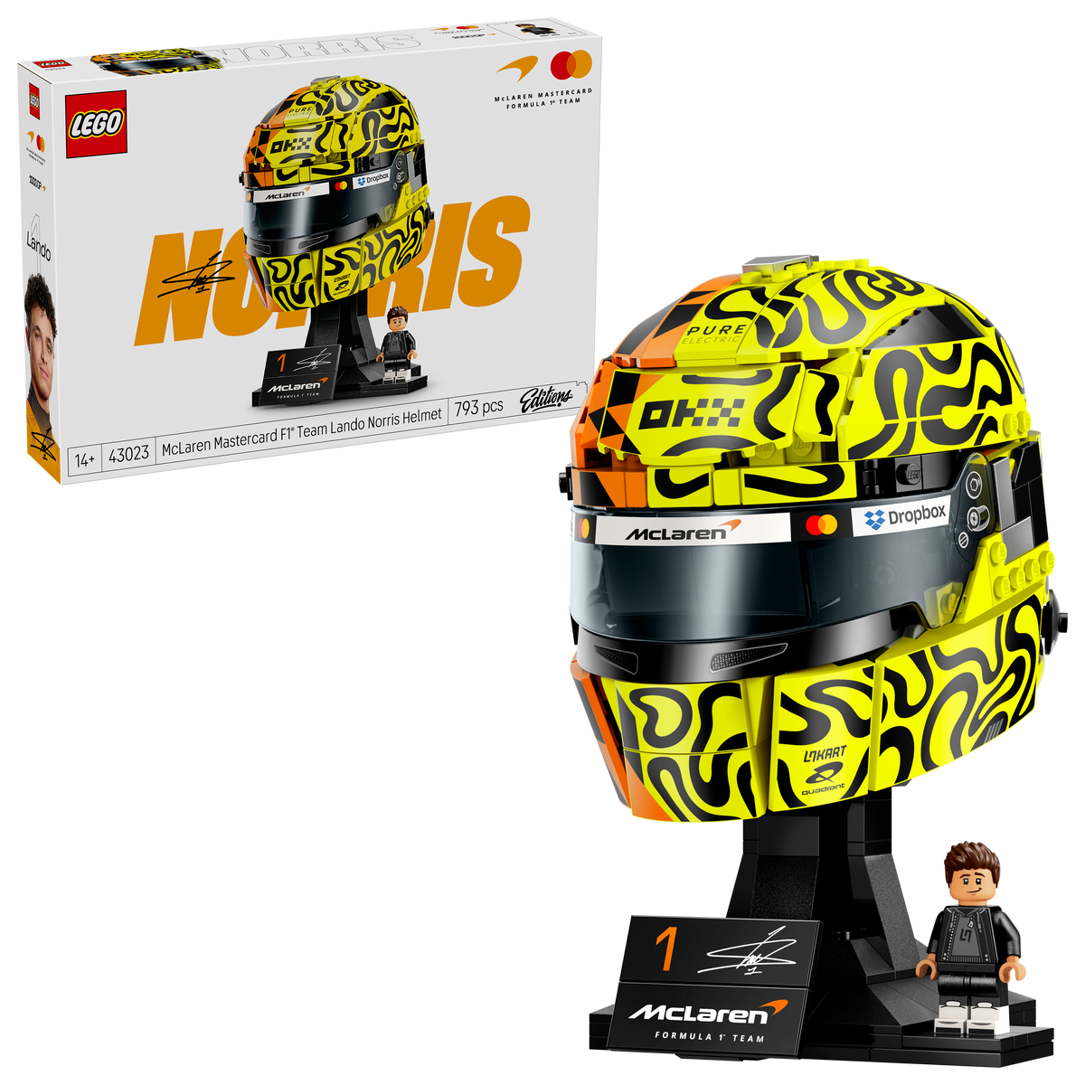 LEGO® Editions McLaren F1® Team Lando Norris Helmet – Toy Kingdom