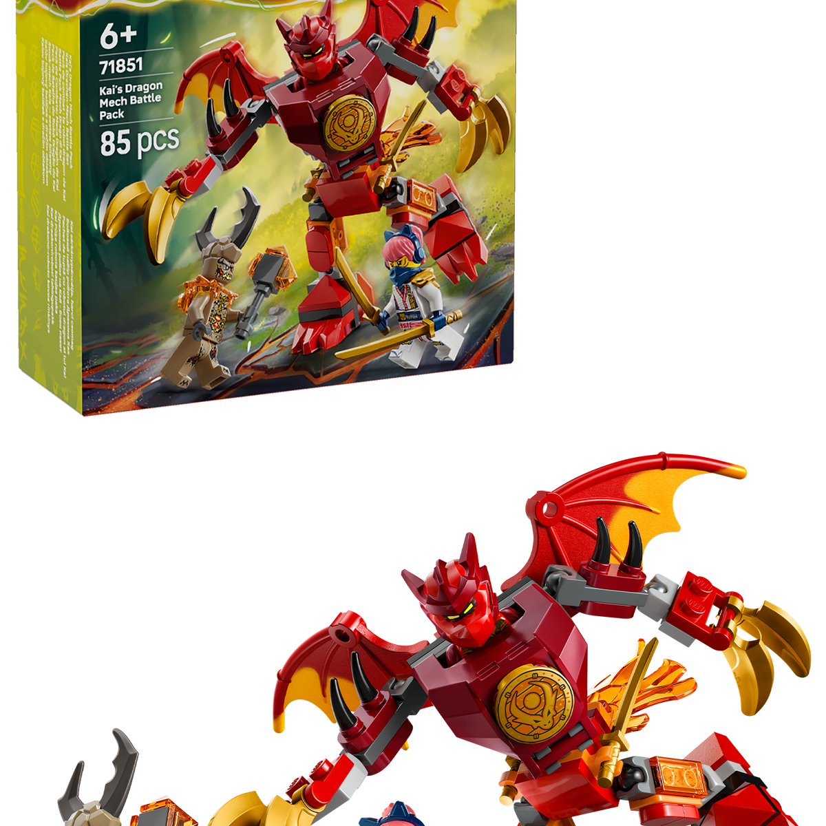 Lego Kais Dragon Mech Battle Pack – Toy Kingdom South Africa