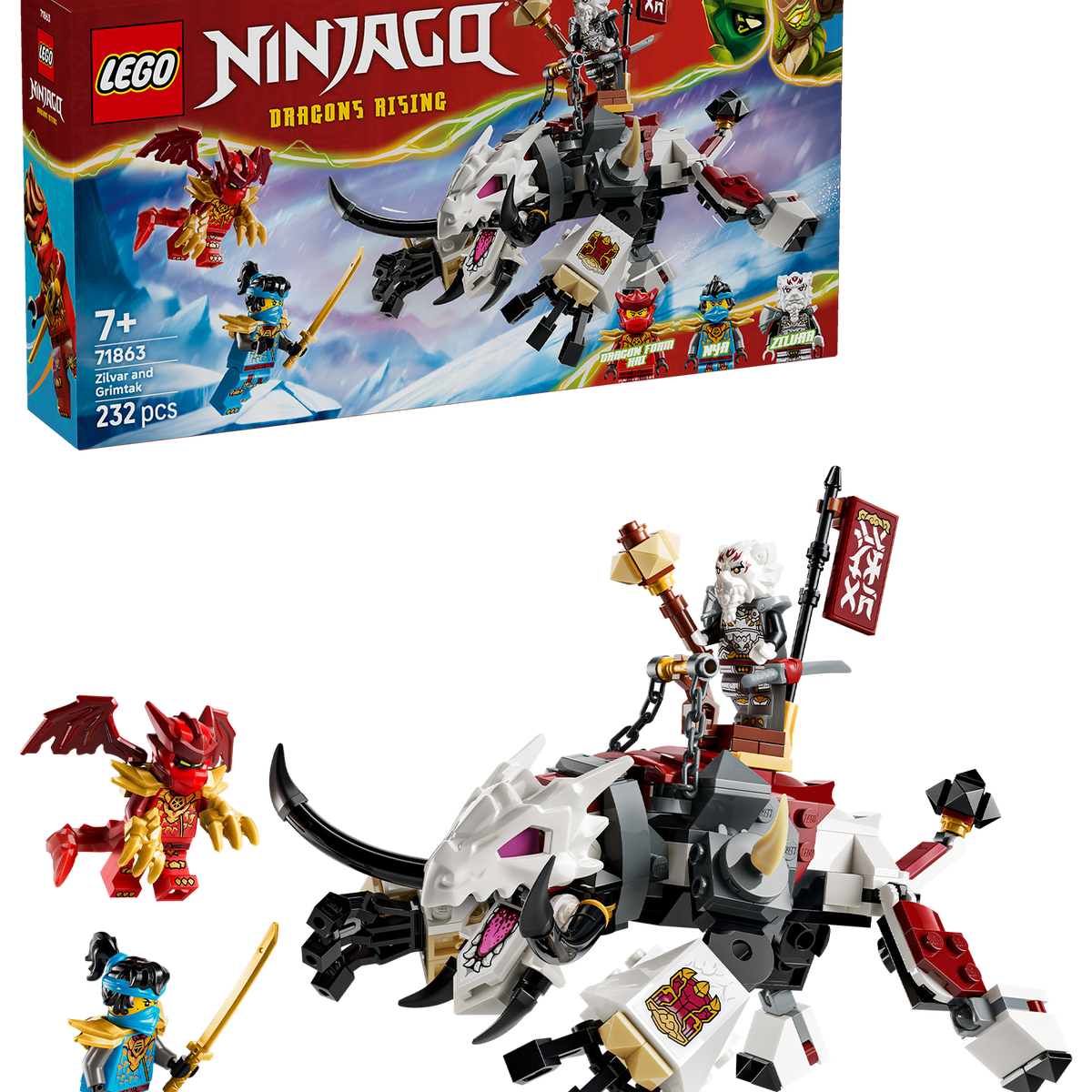 LEGO Zilvar and Grimtak Dragon Beast – Toy Kingdom South Africa