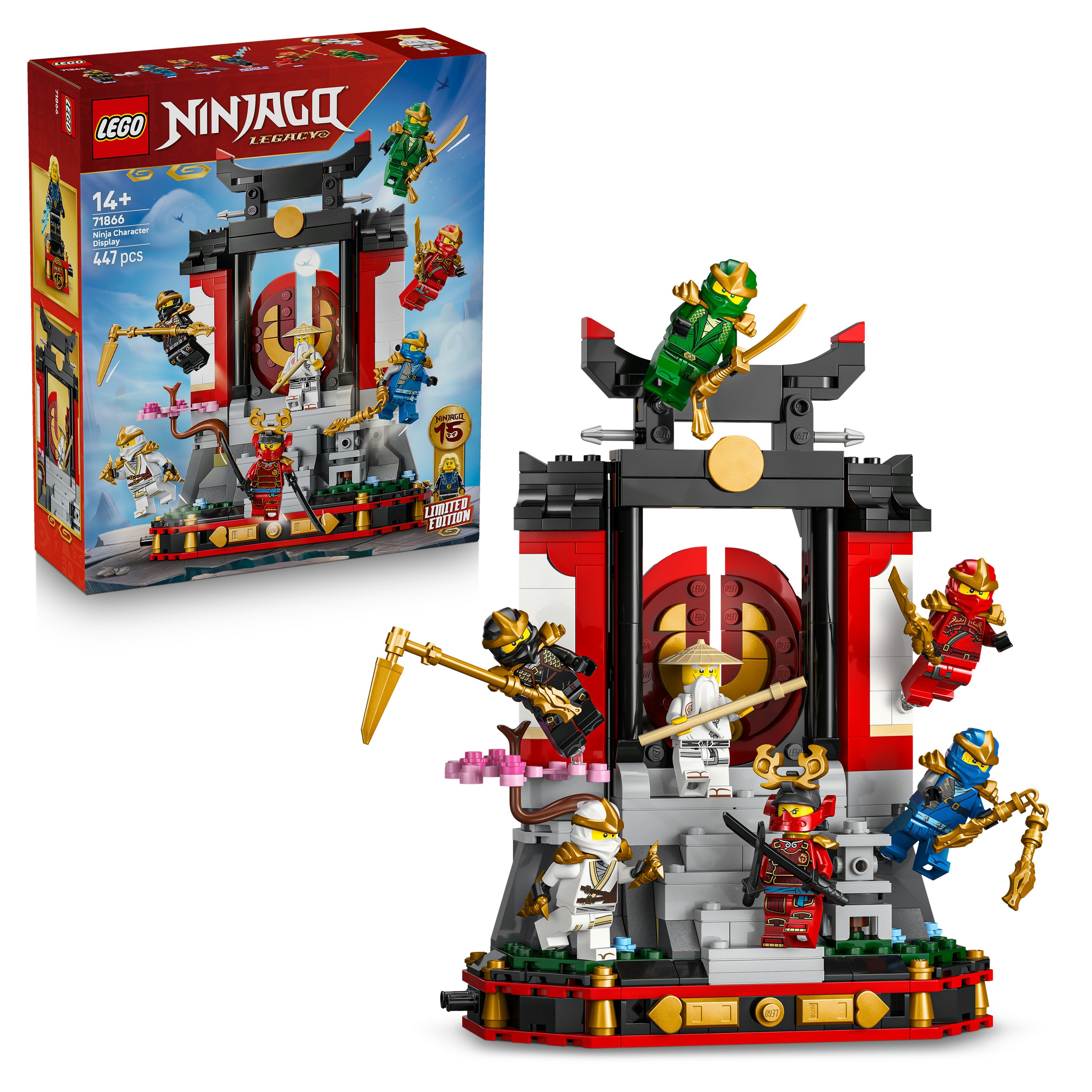 LEGO NINJAGO Ninja Character Display 15th Anniversary – Toy