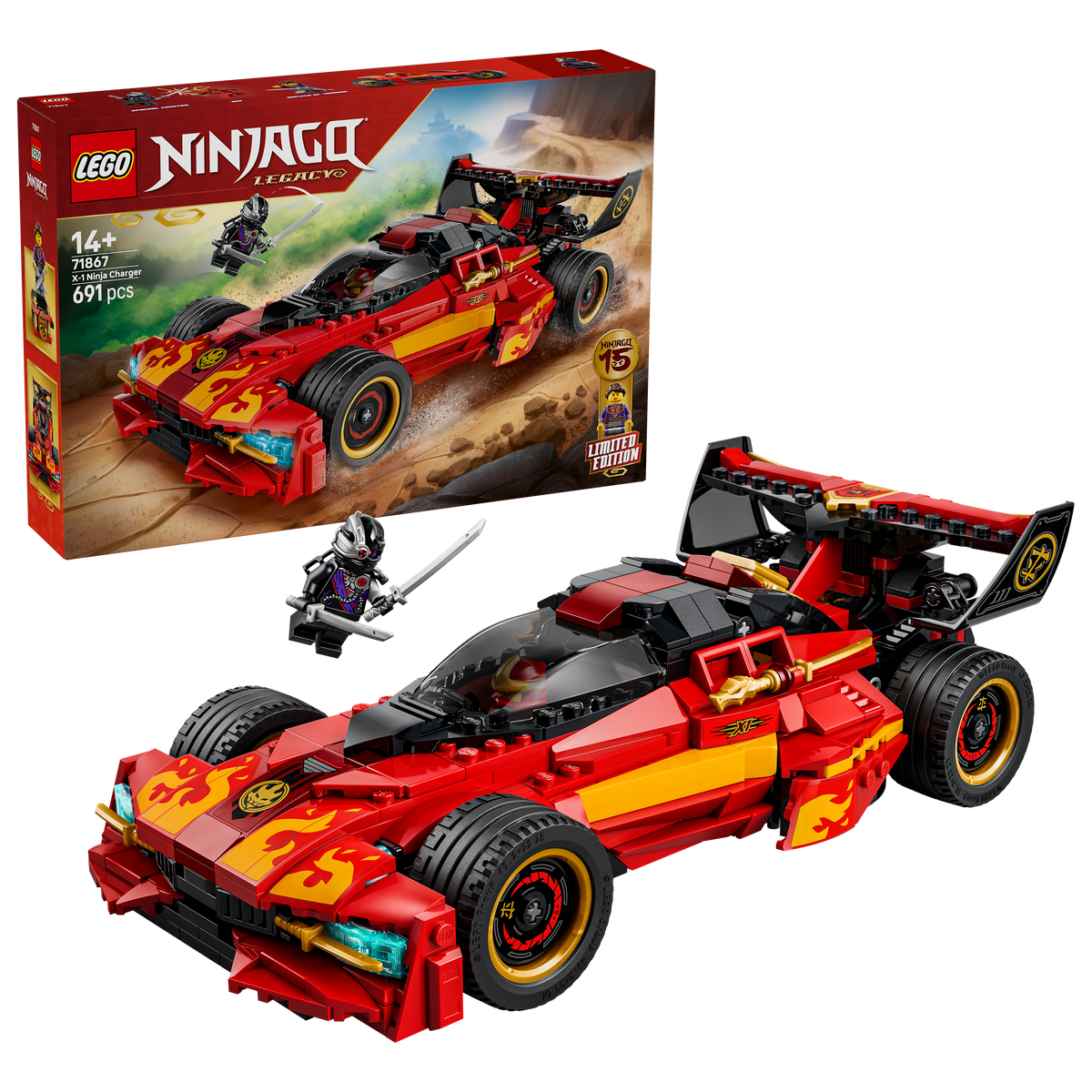 LEGO NINJAGO X-1 Ninja Charger 15th Anniversary – Toy Kingdom