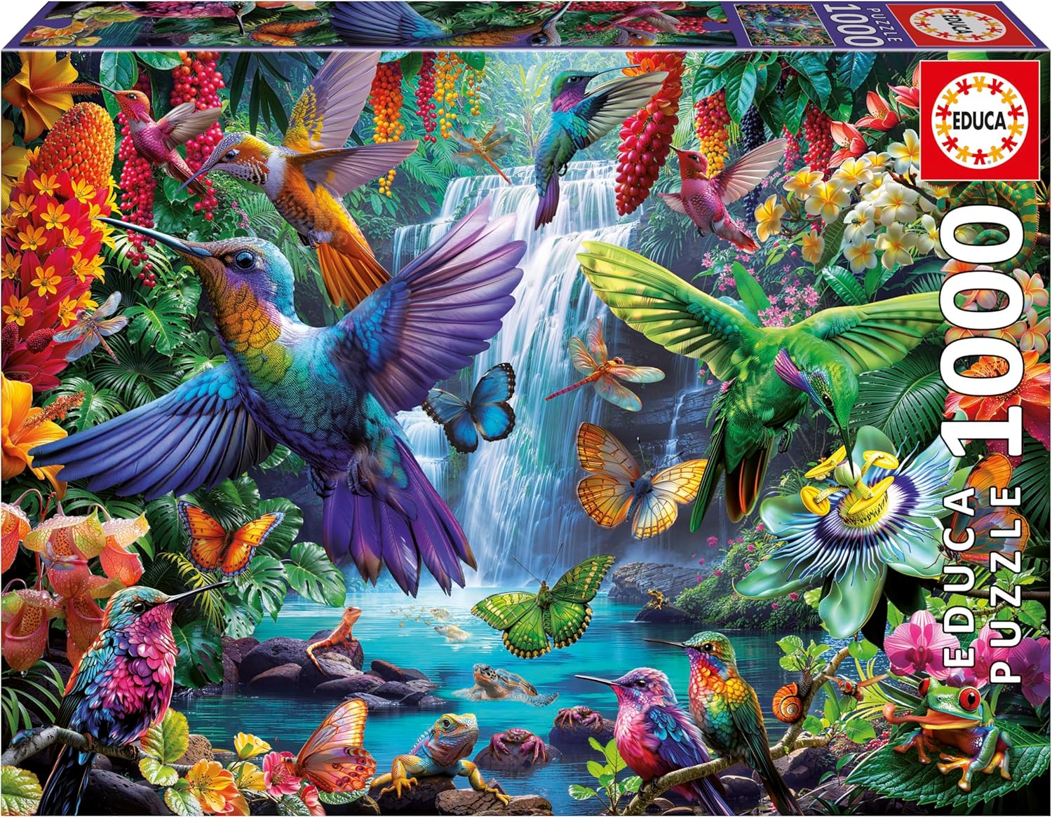 Educa Tropical Hummingbirds Puzzle - (1X1000 Piece) – Toy Kingdom