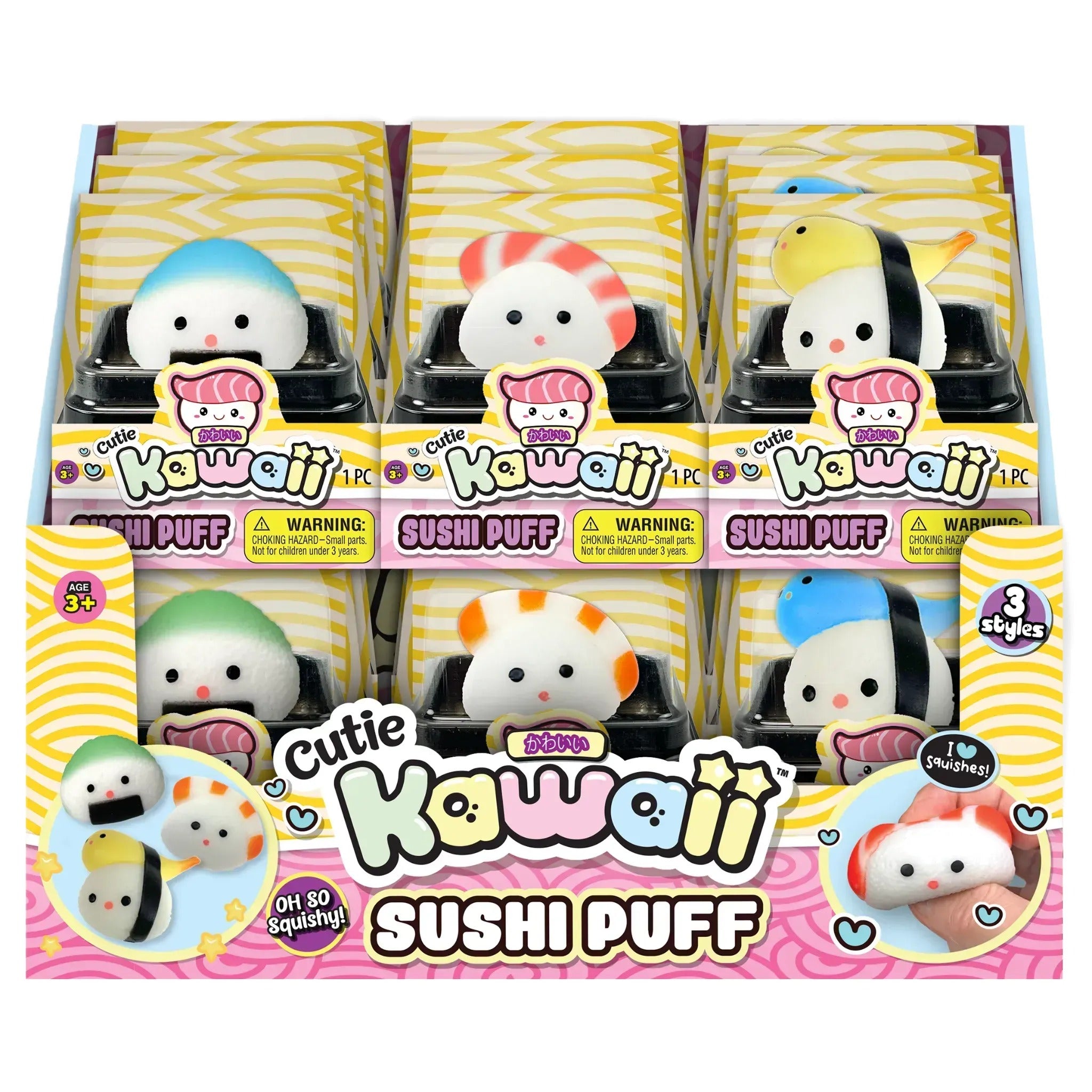 Cutie Kawaii Sushi Puff Assorted – Toy Kingdom South Africa