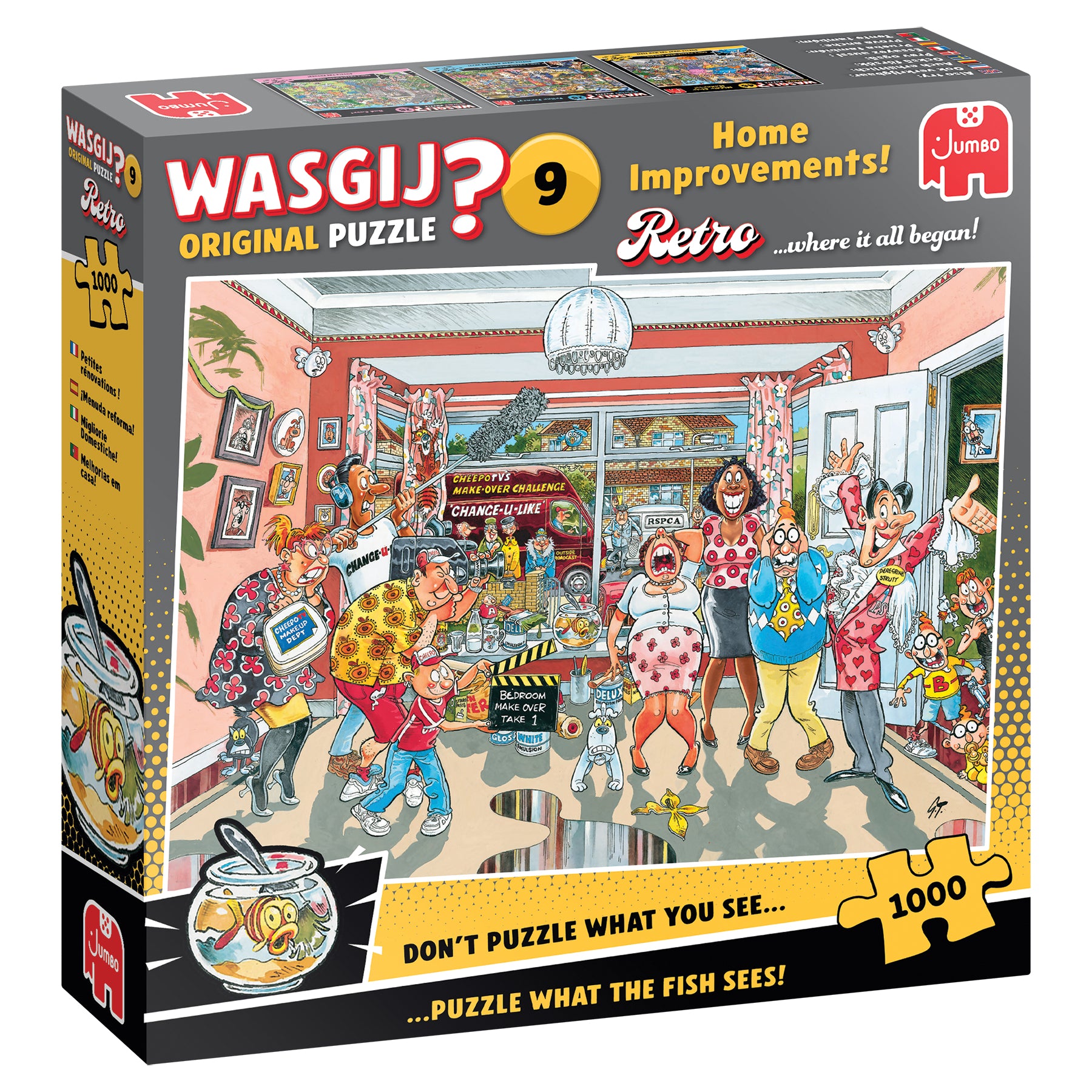 Wasgij Original 9 Home Improvements 1000-Piece Puzzle – Toy