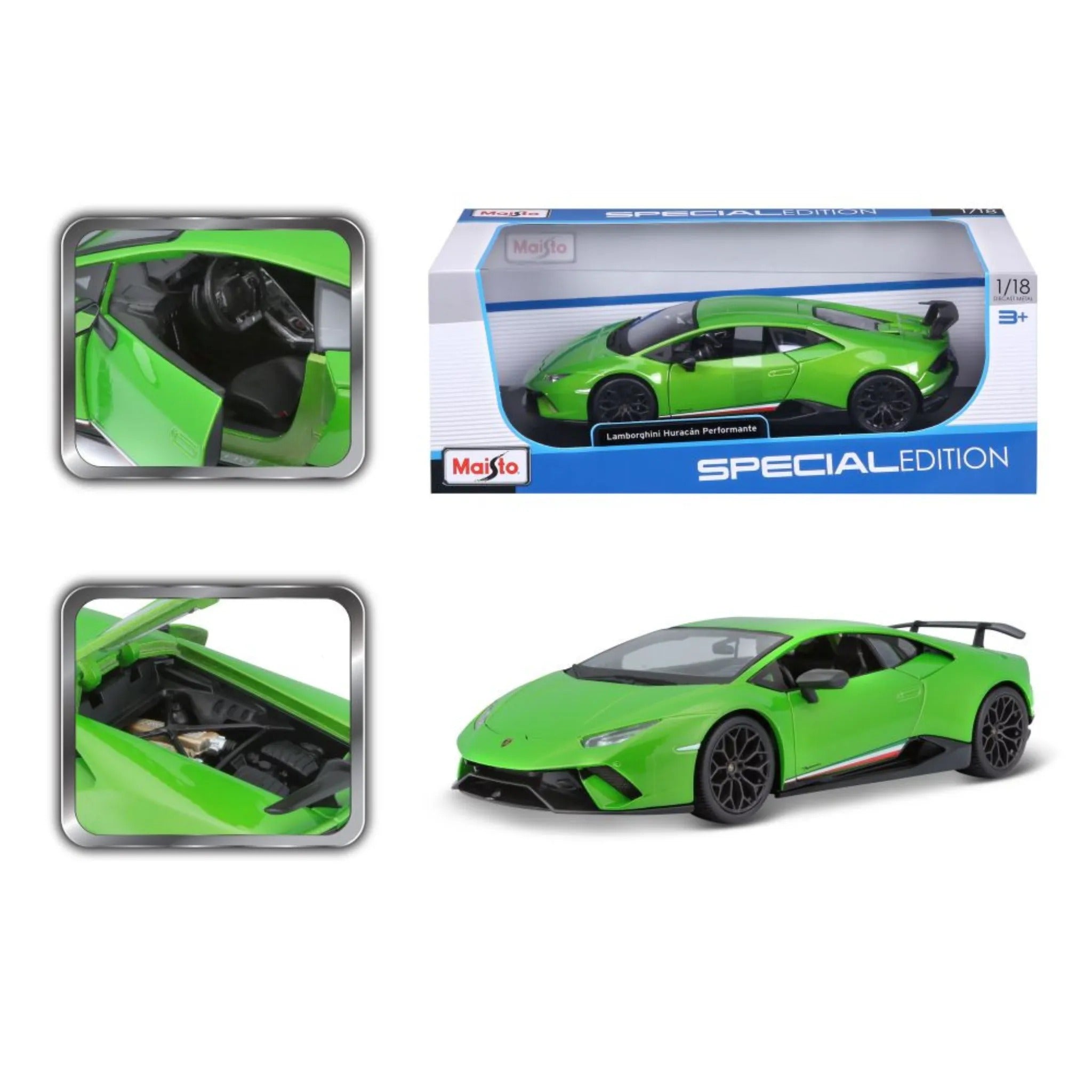 Maisto 1:18 Lamborghini Huracan Performante Model – Toy Kingdom