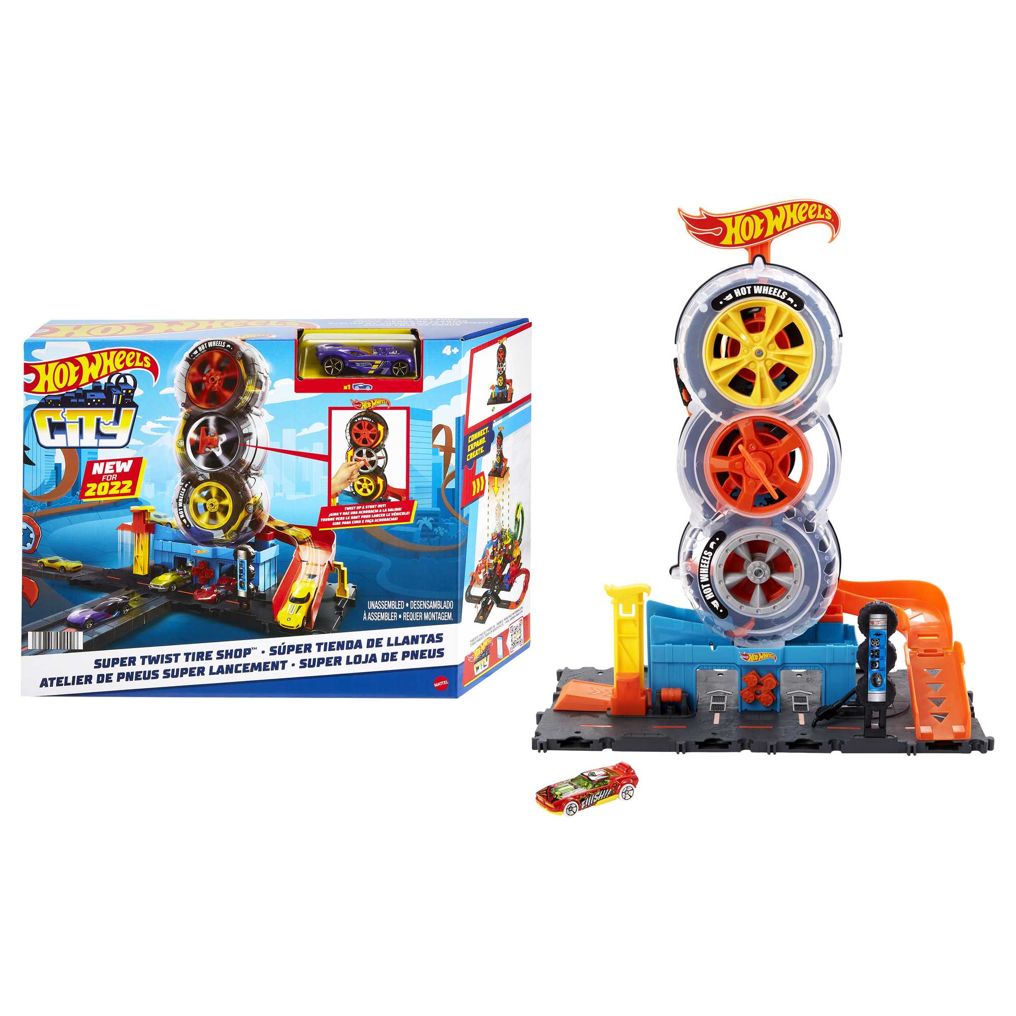 Hot Wheels City Super Twist Tire Shop Playset – Toy Kingdom