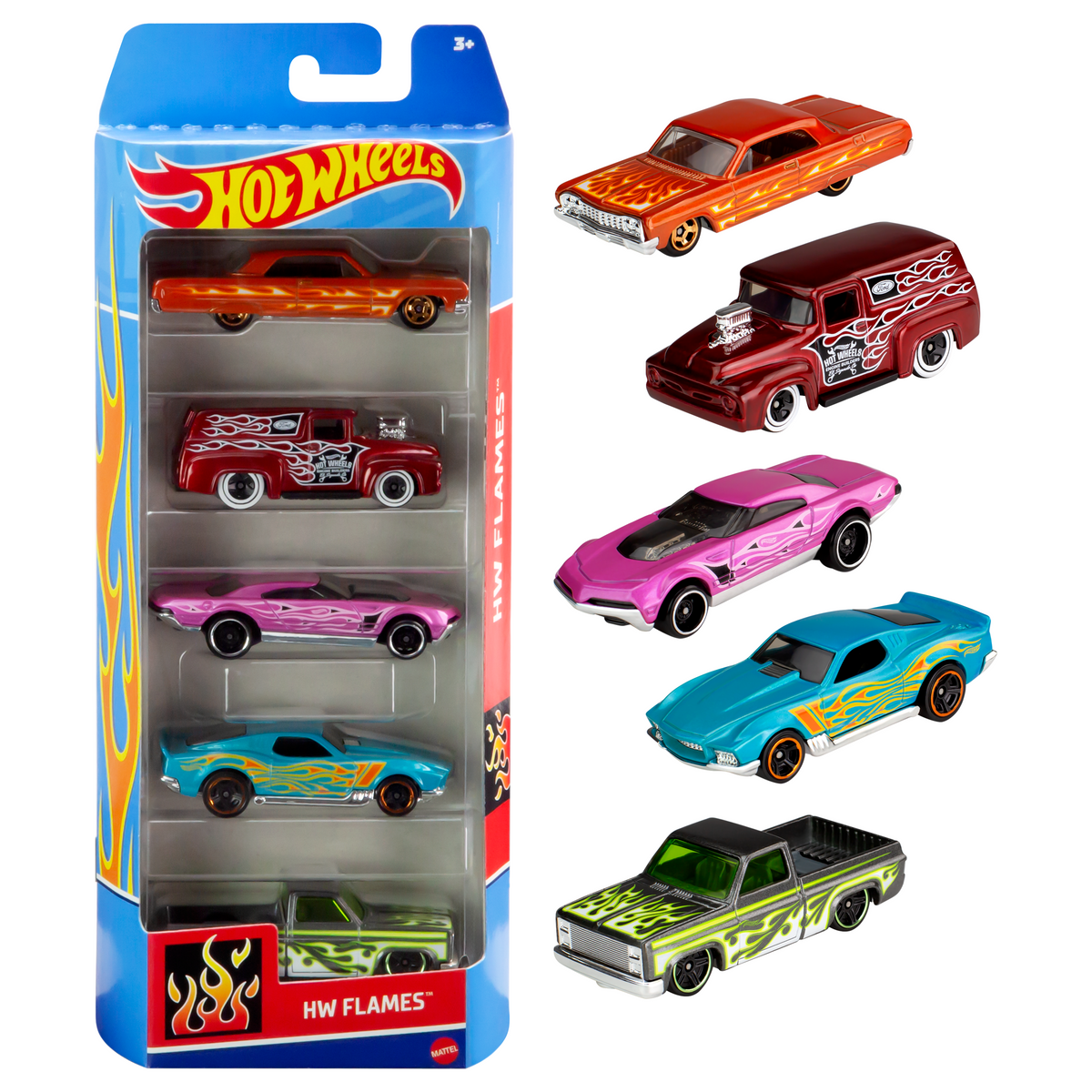Hot Wheels 5-Pack 1:64 Scale Vehicle Assorted – Toy Kingdom South