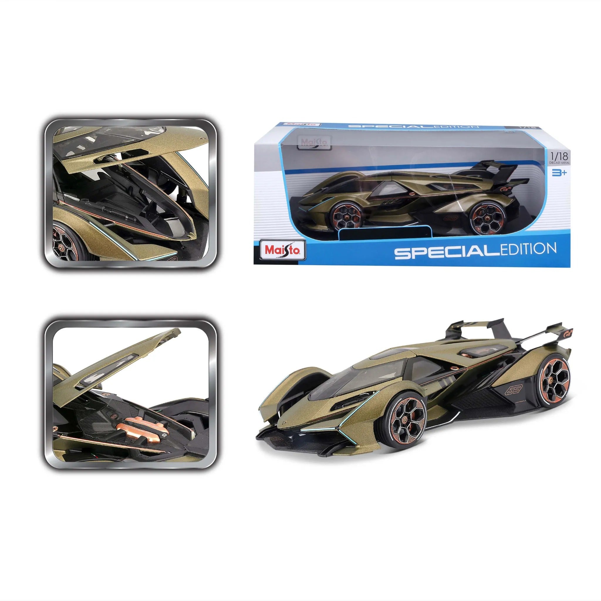 1/18 ブガティビジョン 1:18 Lamborghini V12 Vision GT26cm Assortment – Toy Kingdom South