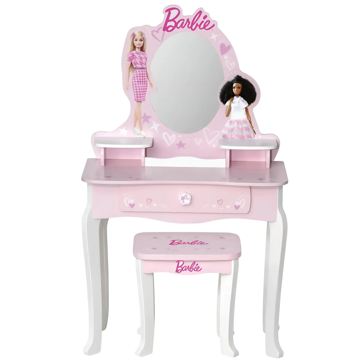 Mattel Barbie Furniture Barbie Vanity Set Wooden Barbie Vanity