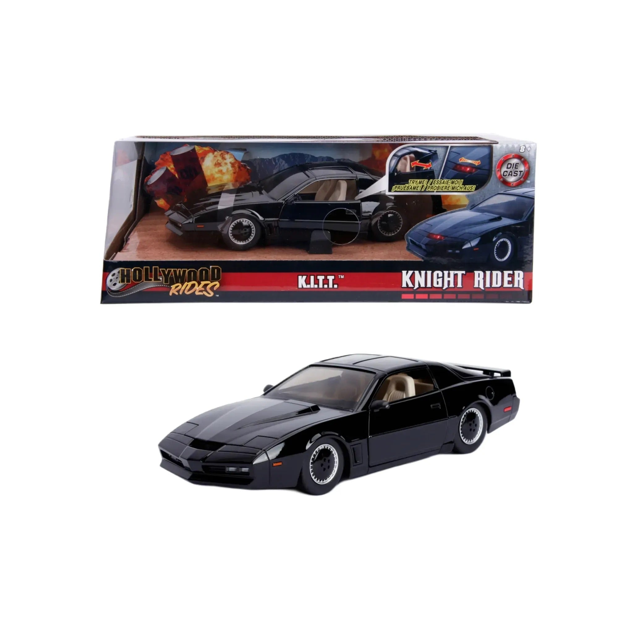 KNIGHT RIDER K.I.T.T. ミニカー Jada 1:32 Scale Knight Rider KITT Car Toy : Amazon.co.za: Toys & Games