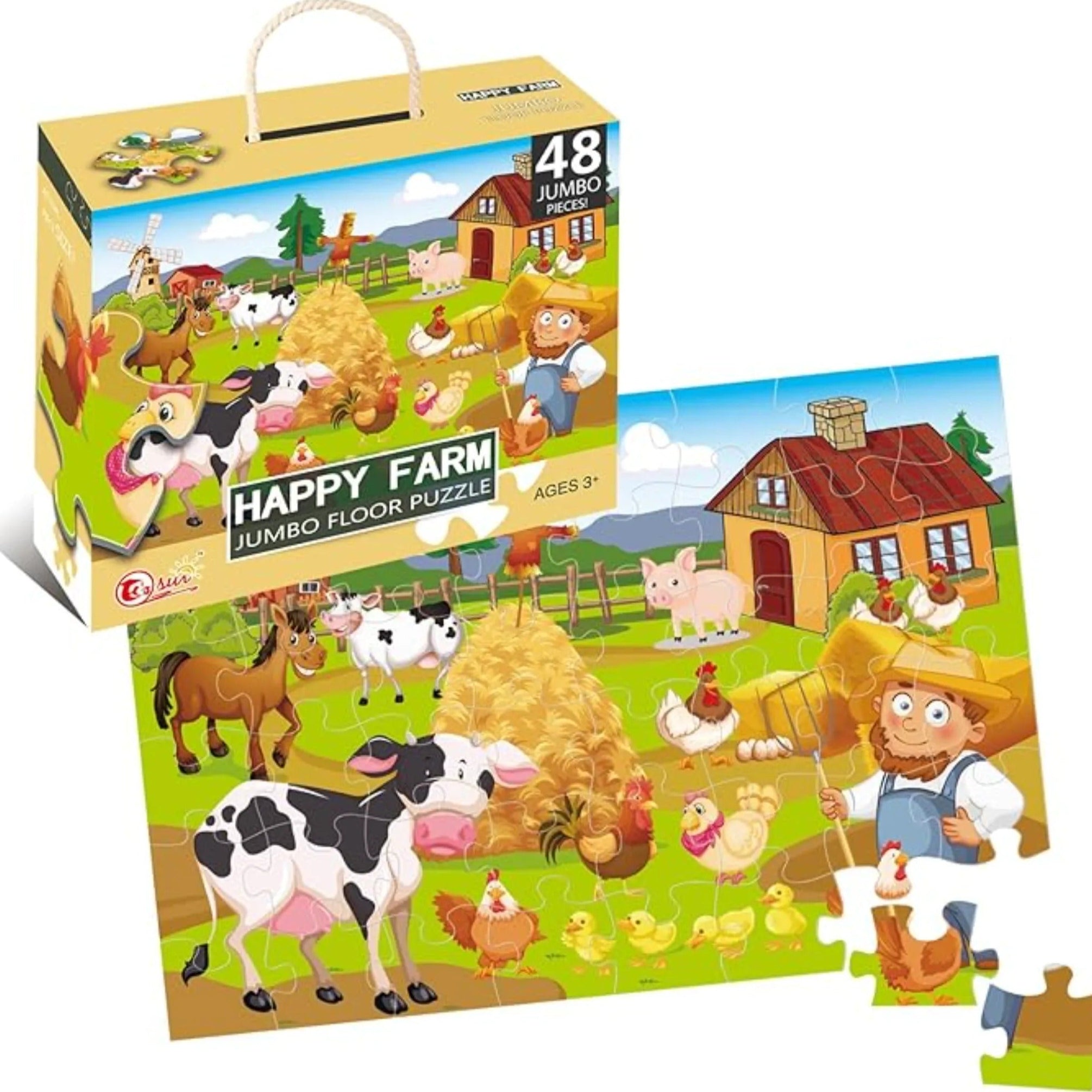 Happy Farm 48 Piece Floor Puzzle – Toy Kingdom South Africa