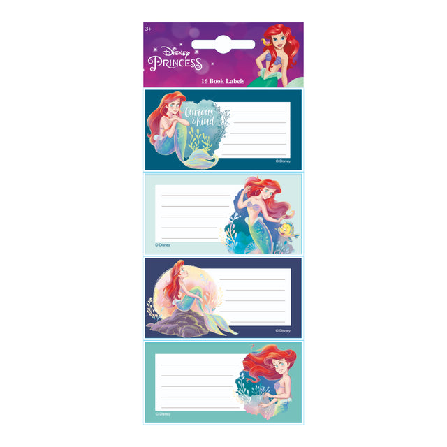 Little Mermaid Book Labels