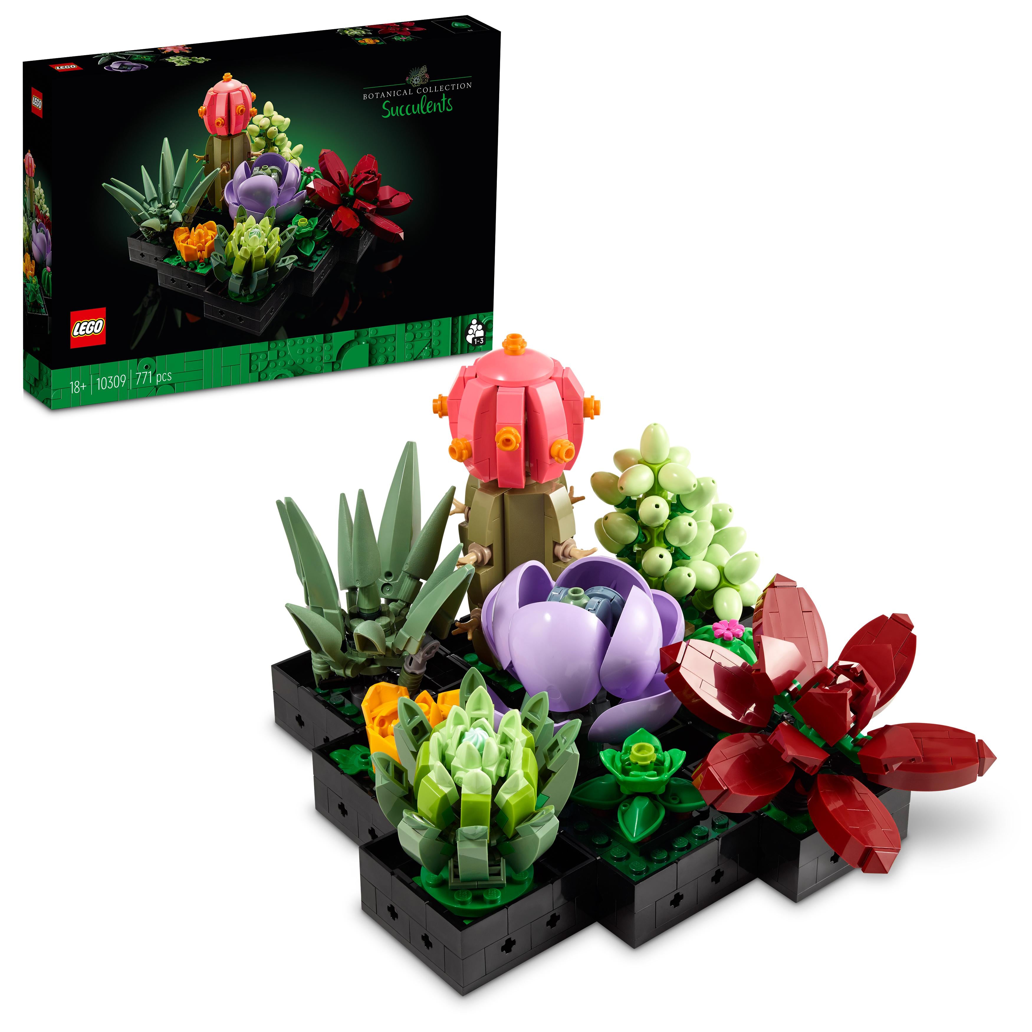 LEGO Icons Succulents 10309 Botanical Plant Building Set for