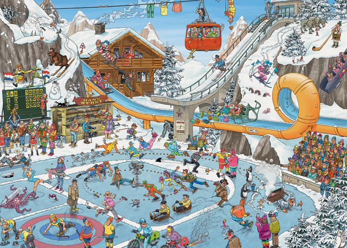 Jan van Haasteren - The Winter Games Puzzle (1000 Pieces) – Toy