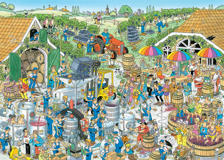 Jan van Haasteren The Winery 1000 Piece Puzzle – Toy Kingdom South