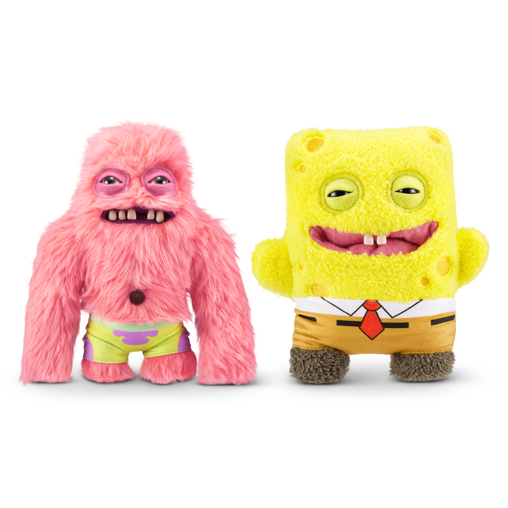 スポンジ・ボブ　SquarePants X ZURU Fuggler ぬいぐるみ Fuggler S1 Spongebob Plush Assorted – Toy Kingdom South Africa