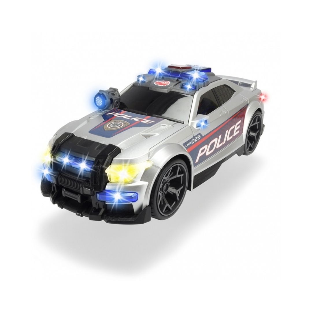 10discs 7” Police Police Box 118Y3039 A&amp;M /01040 Black Police Car - Bxd Battery Operated