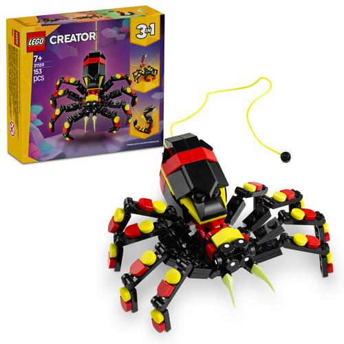 LEGO® Creator 3-in-1 Wild Animals: Surprising Spider – Toy Kingdom