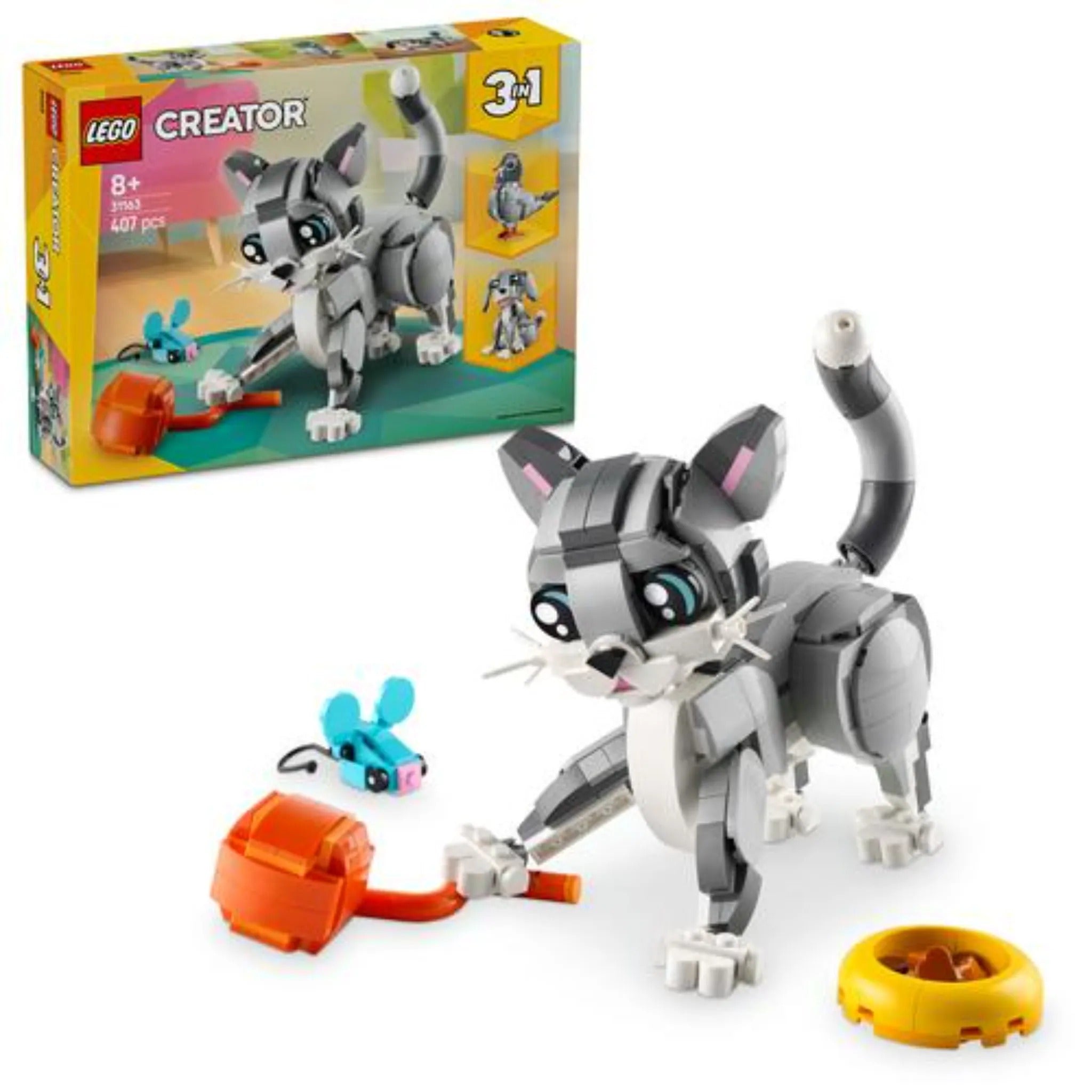 LEGO® Creator 3in1 Playful Cat Figure – Toy Kingdom South Africa