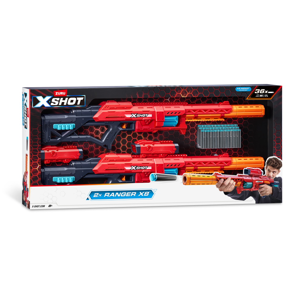 XSHOT Excel Ranger X8 Blaster 2 Pack – Toy Kingdom South Africa