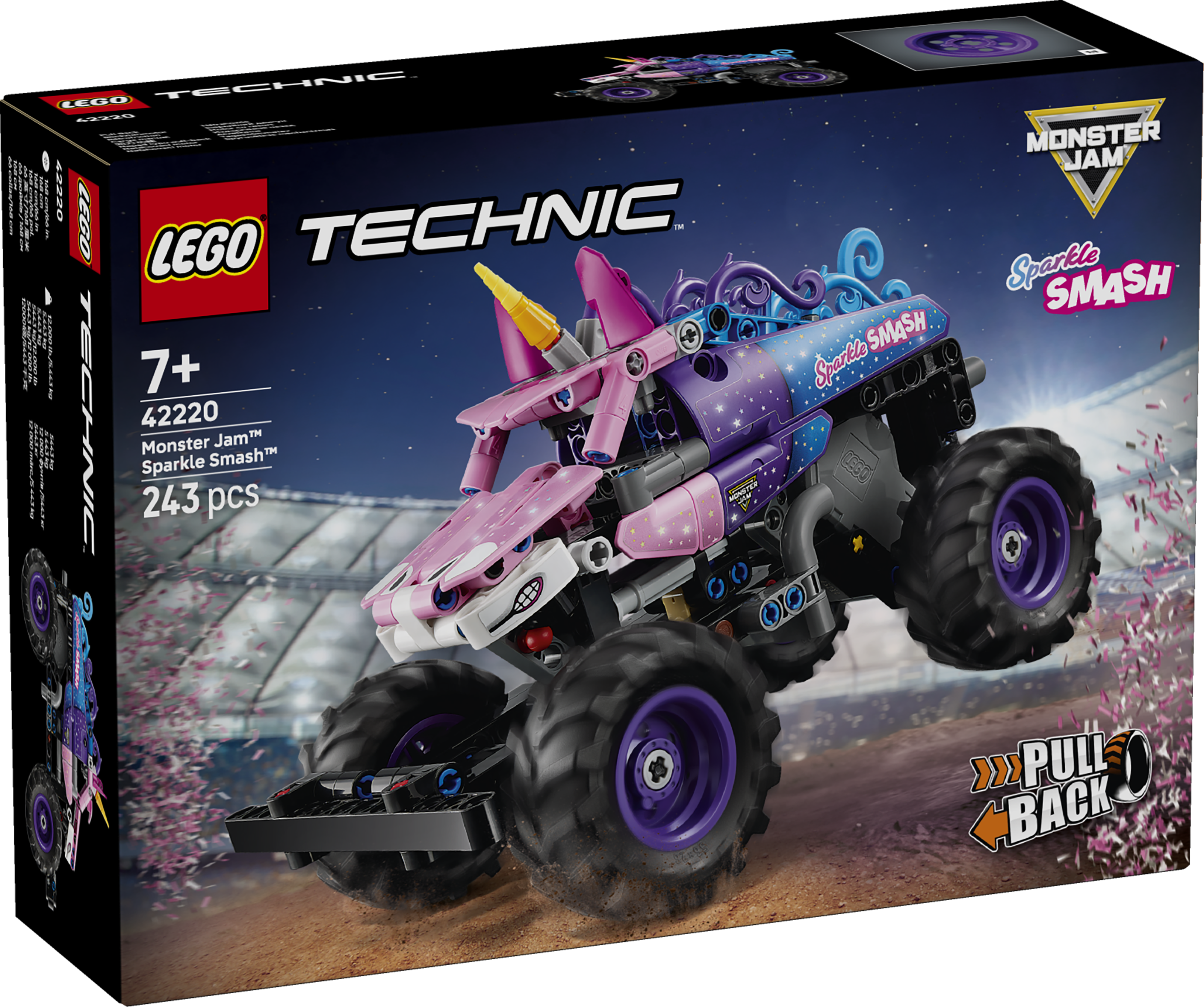 LEGO Monster Jam Sparkle Smash Pullback Truck – Toy Kingdom South LEGO Monster Jam Sparkle Smash Pullback Truck – Toy Kingdom South