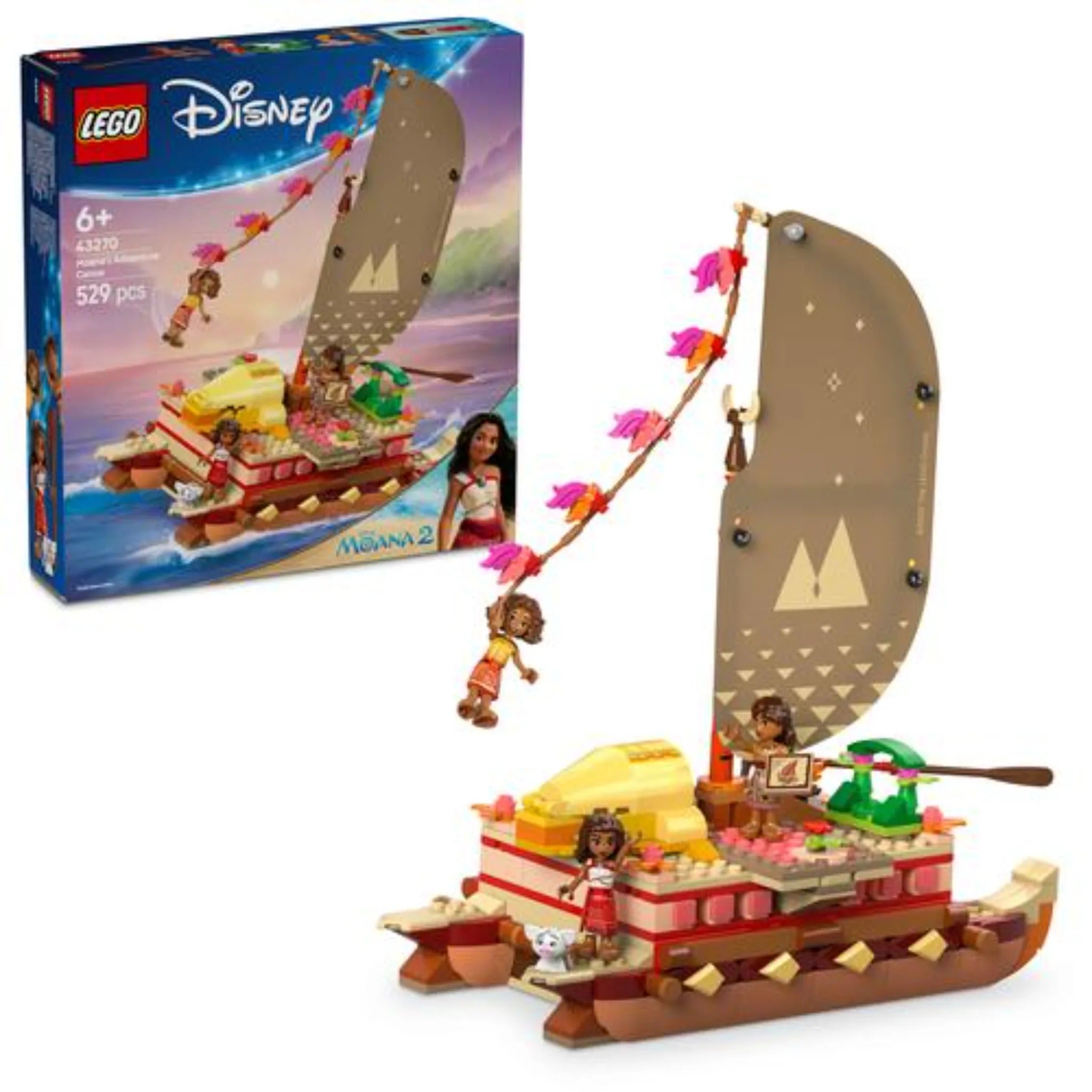 LEGO® ǀ Disney Princess™ Moana's Adventure Canoe – Toy Kingdom