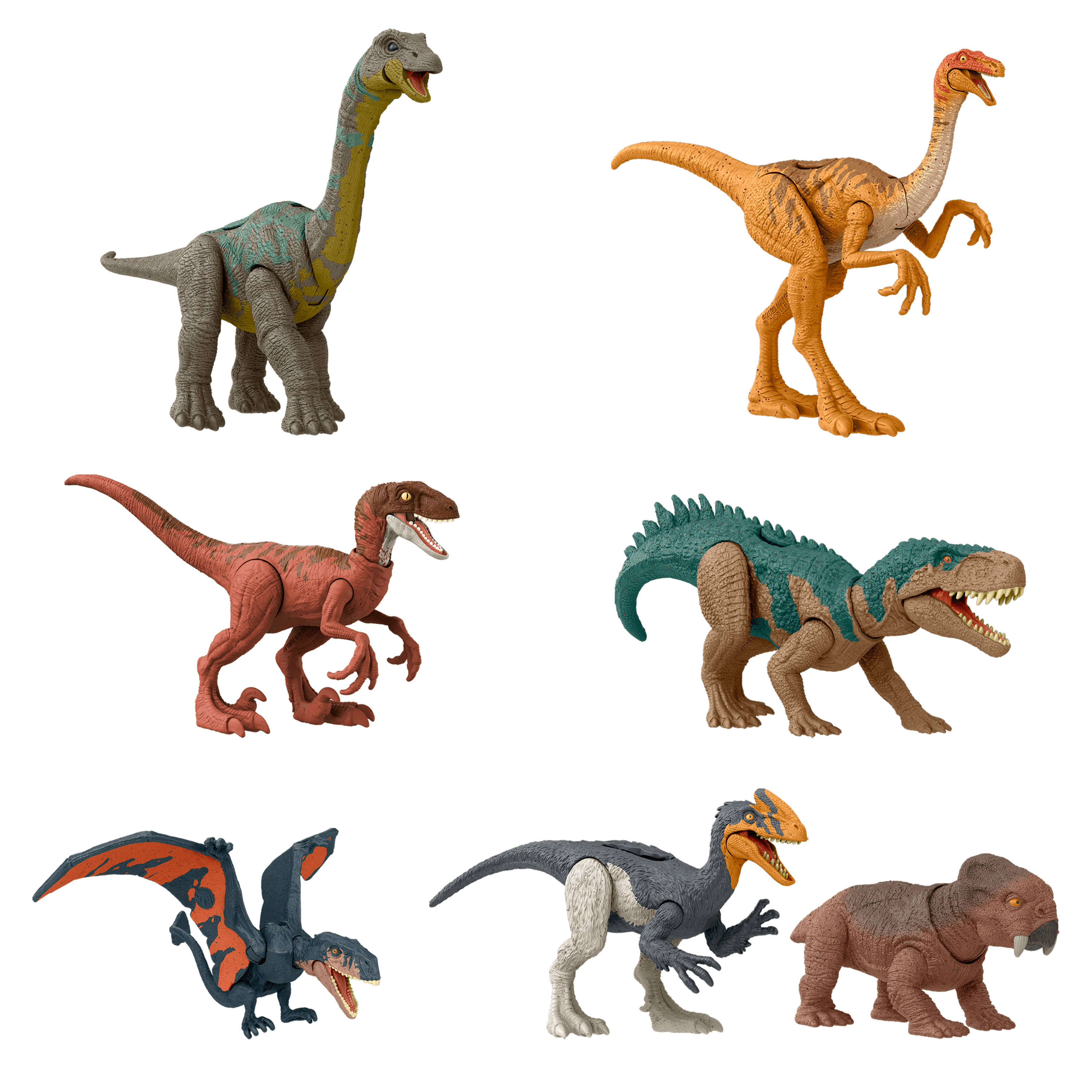 【2体セット】　DinoMeals AcmaToys Jurassic World Danger Pack Dinosaur Action Posable Figure Assorted