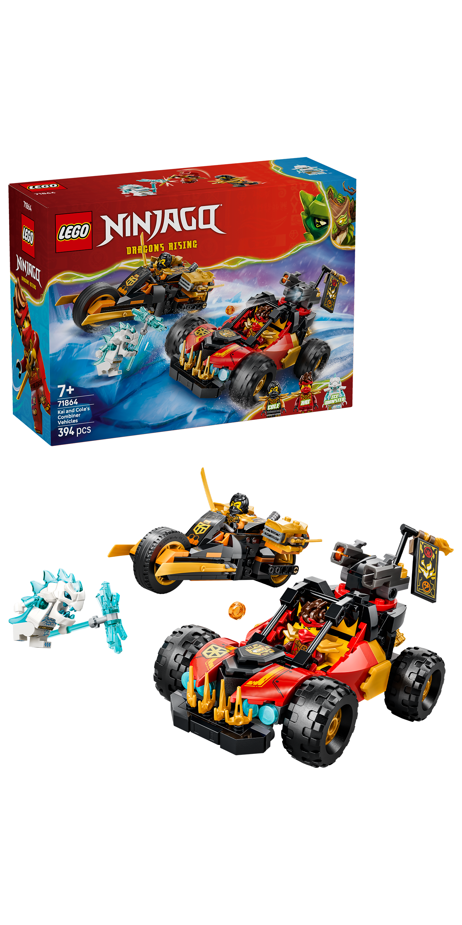 ストイケイア 4コン LEGO Kai and Cole's Combiner Vehicles – Toy Kingdom South Africa