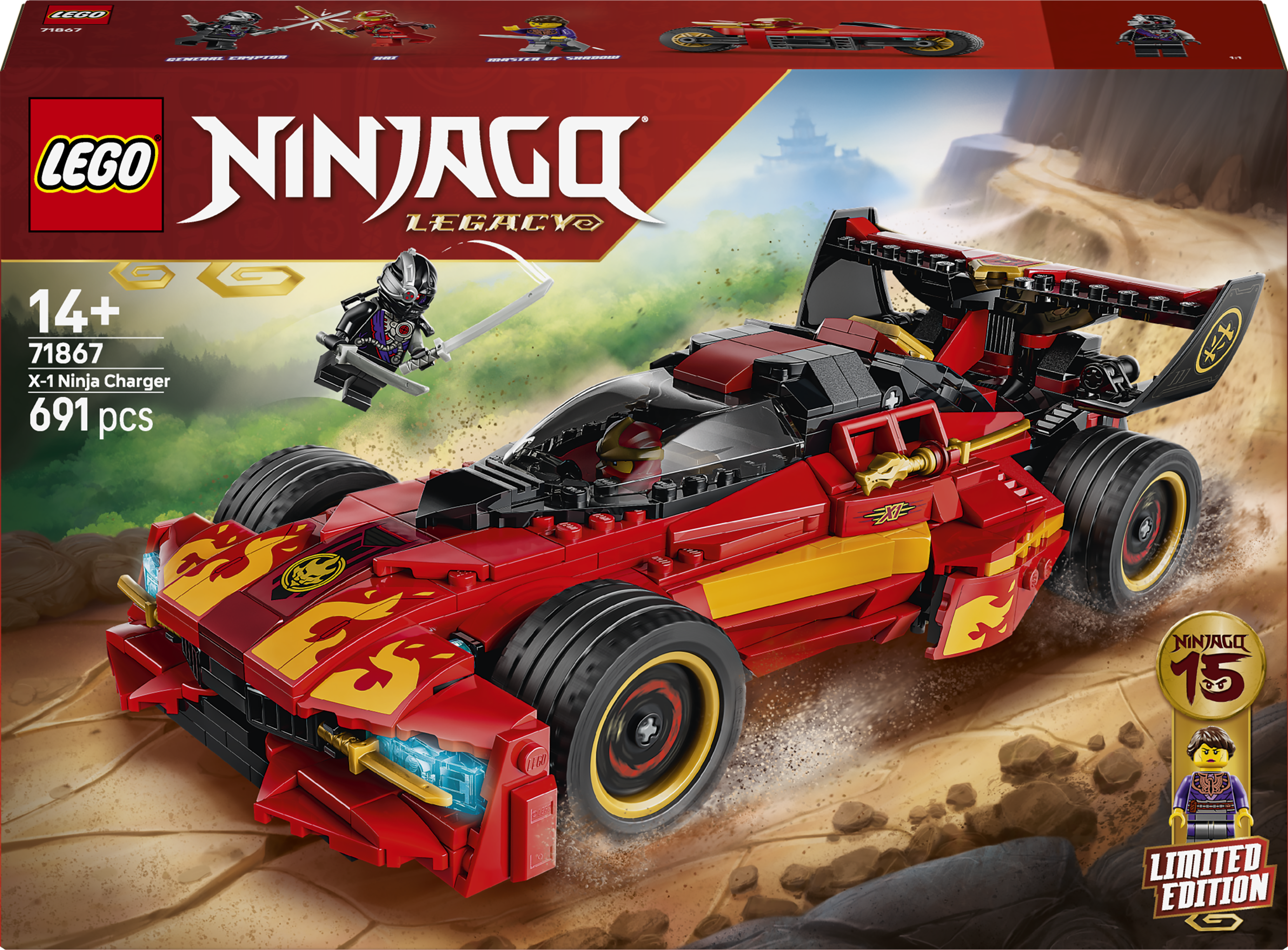 LEGO NINJAGO X-1 Ninja Charger 15th Anniversary – Toy Kingdom