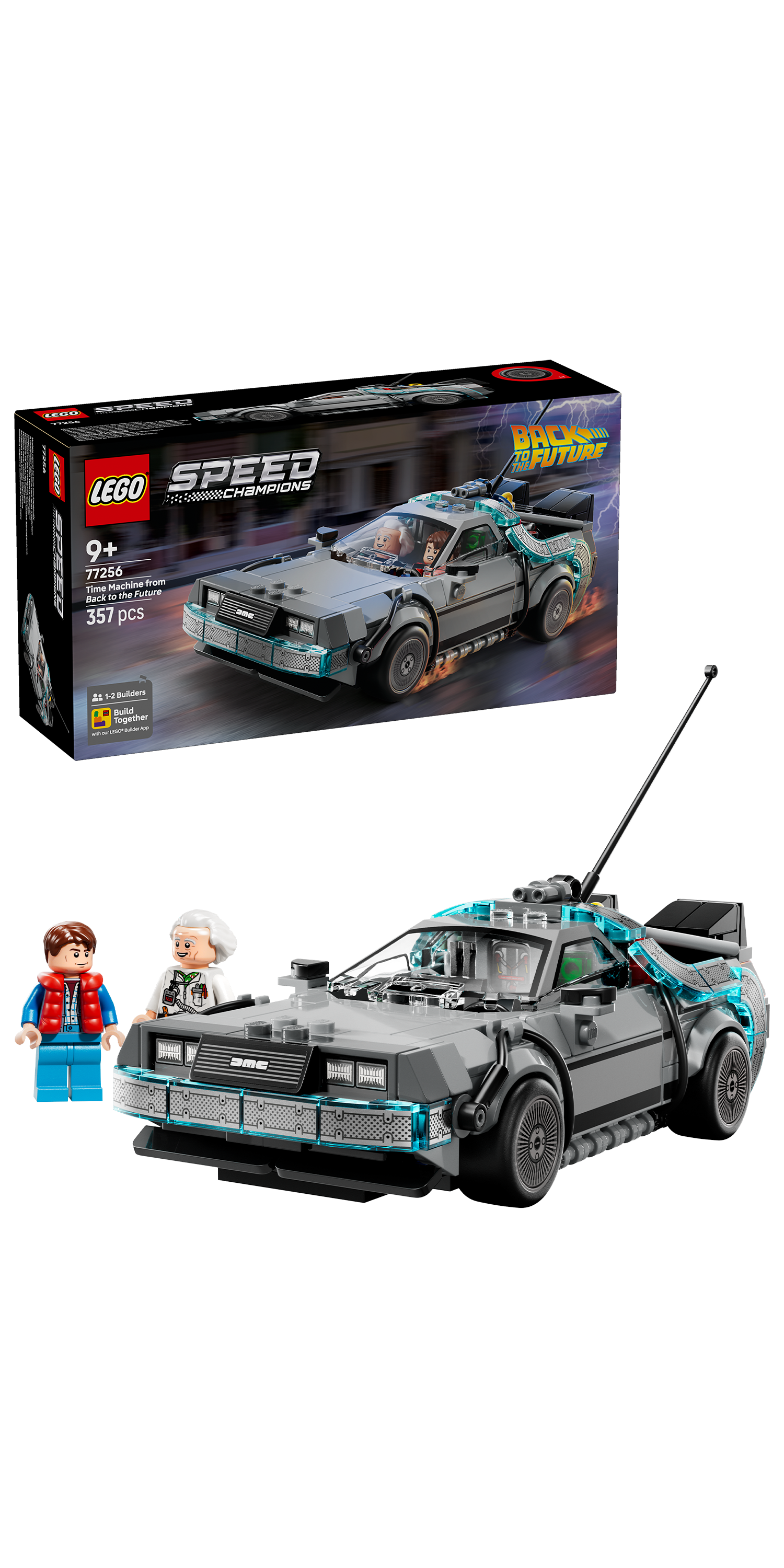 LEGO® Speed Champions Back to the Future Time Machine 77256 – Toy