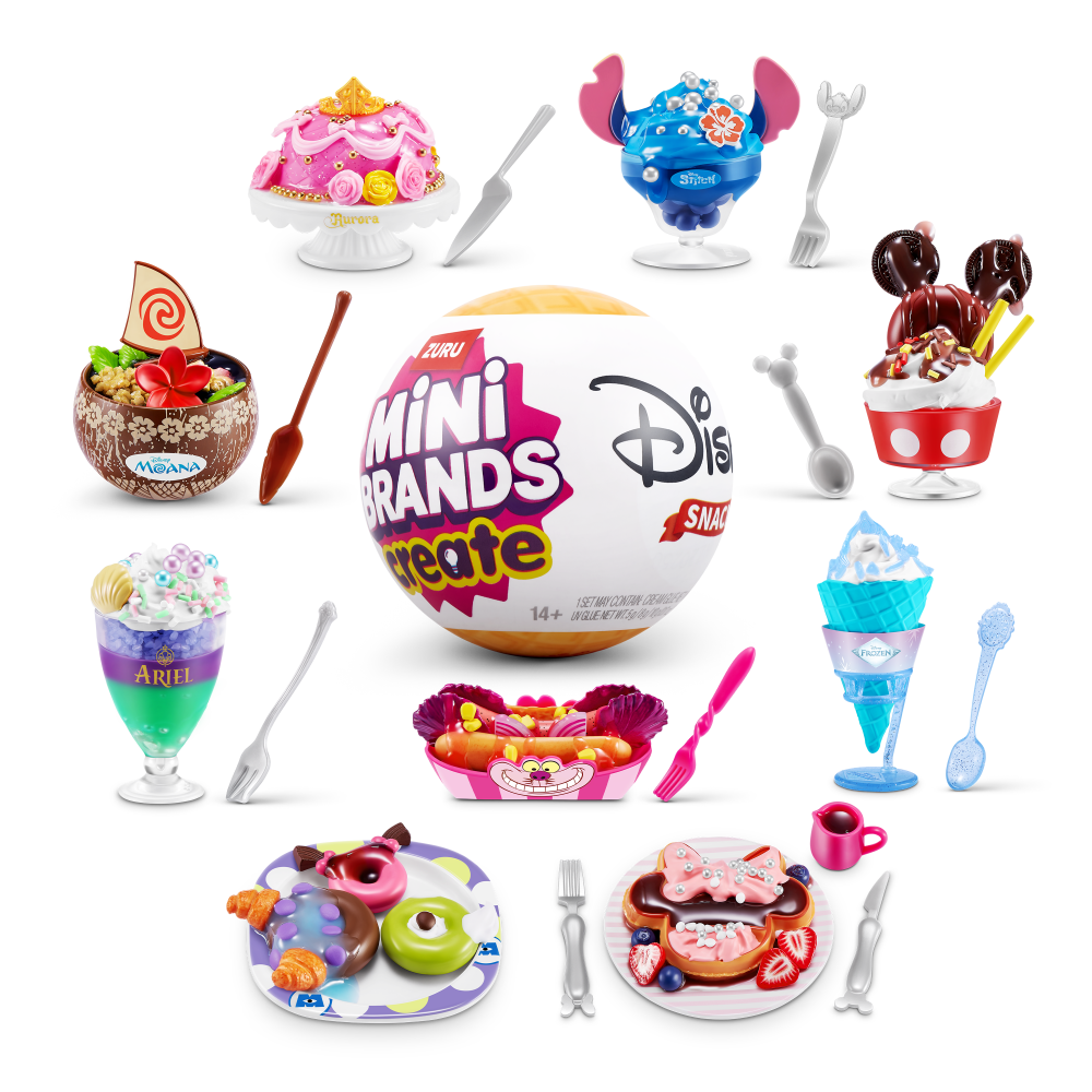 Mini brands ディズニー10点 Mini Brands Disney Snacks Create Series 1 Surprise Pack – Toy