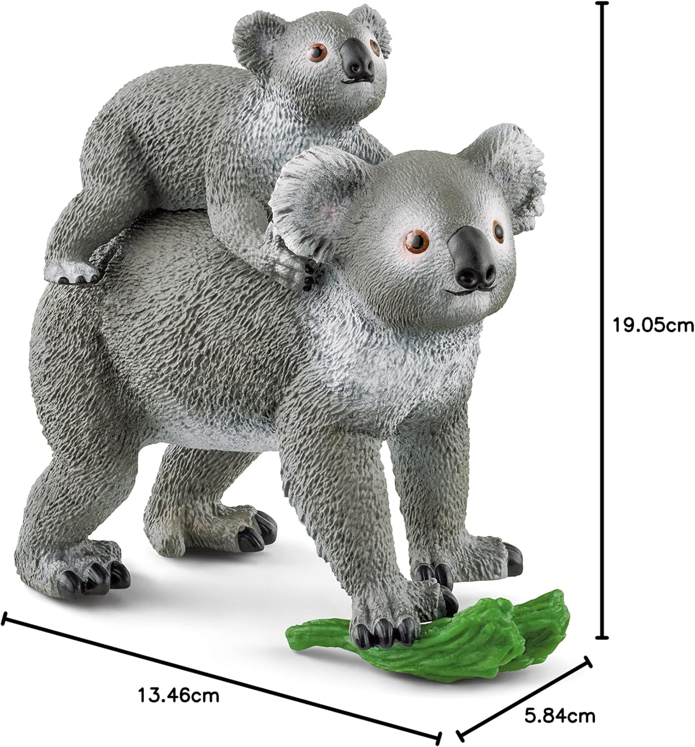 Shleich Wild Life - Koala Bear Mother And Baby Figurine (3Pcs