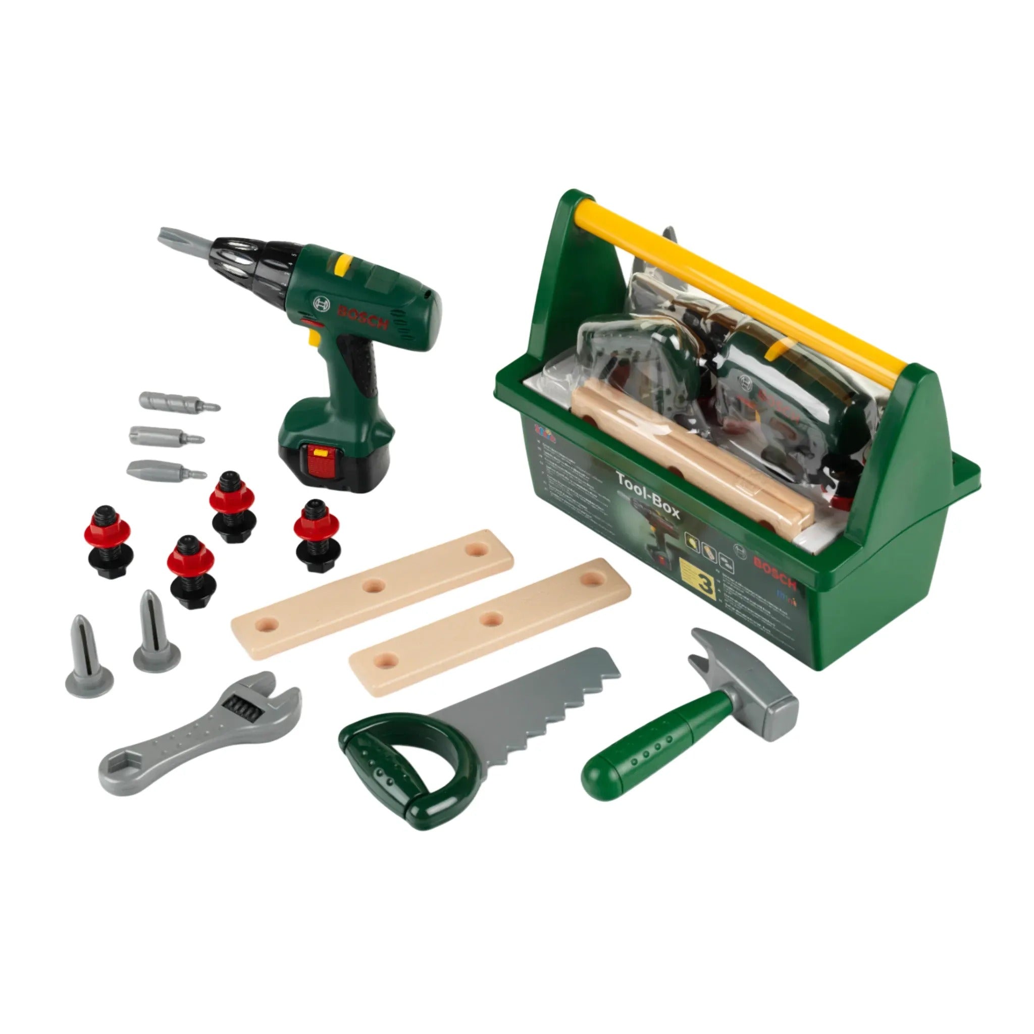 Tool Box Bosch Toy Drill Set Bosch Big Power 4-Tool Mini Play Set