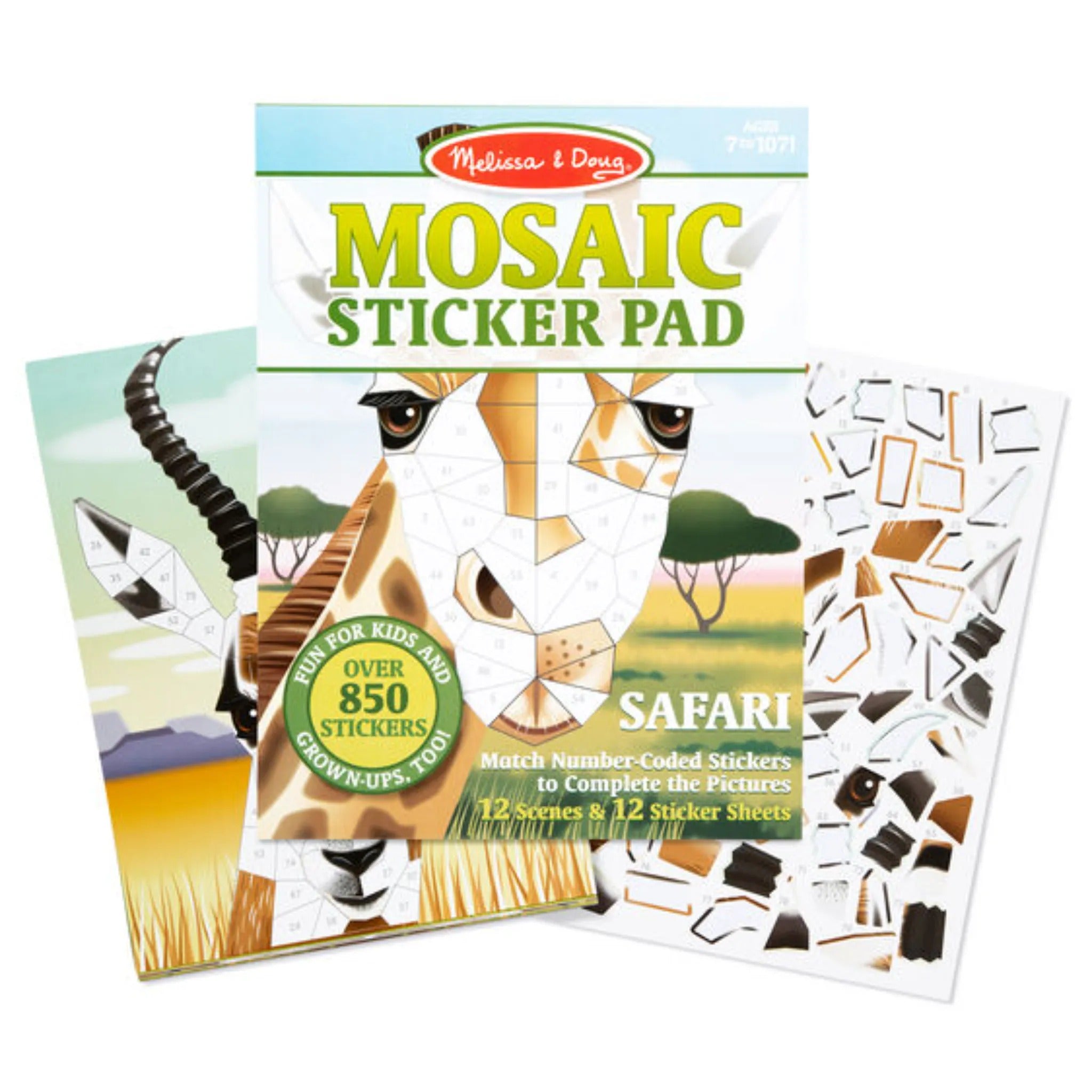 Melissa And Doug Mosaic Sticker Pad Safari Animals – Toy Kingdom