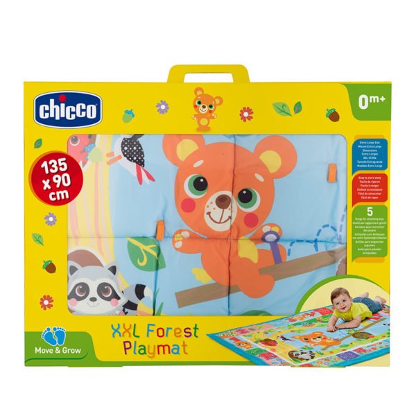 Chicco Puzzlematte „Schloss“ – 9-teilig, 93x93 Cm, Mit 3 Figuren, Waschbare Spielunterlage Für Kinder