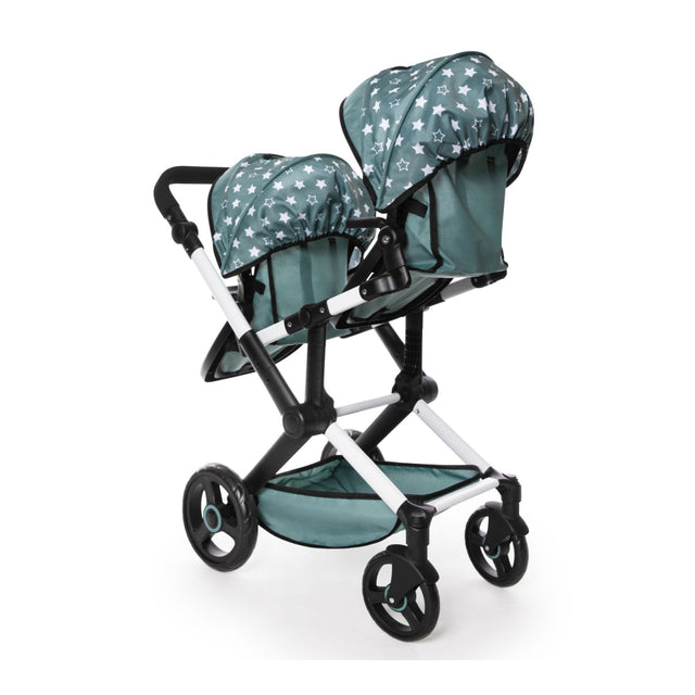 Bayer Twin Xeo Dolls Pram Green