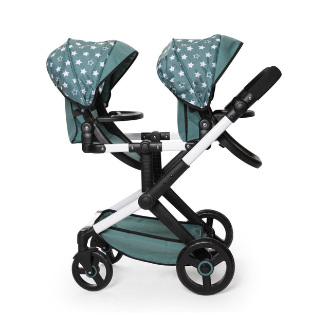 Bayer Twin Xeo Dolls Pram Green