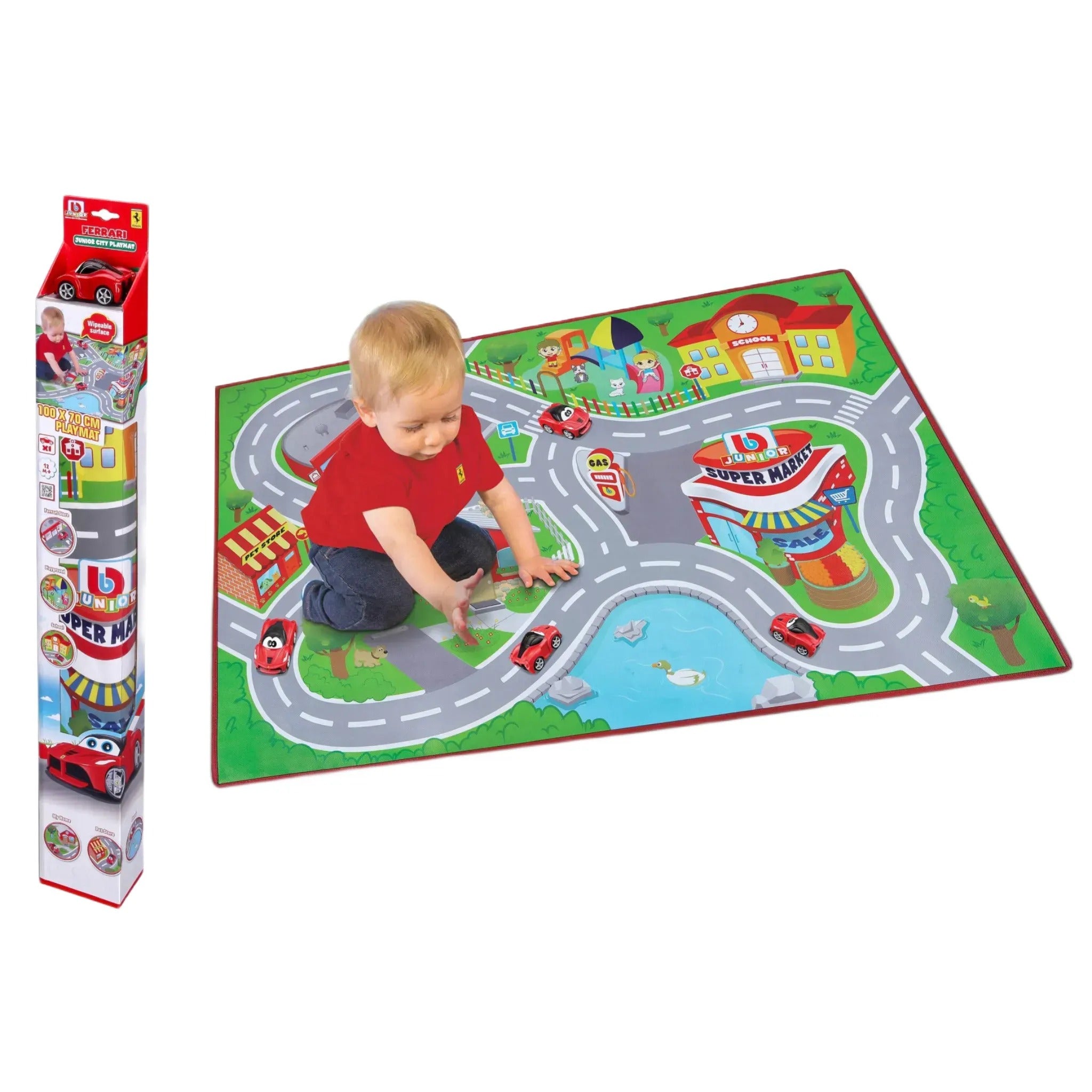 Bb Junior City Playmat with Laferrari Toy Car – Toy Kingdom South