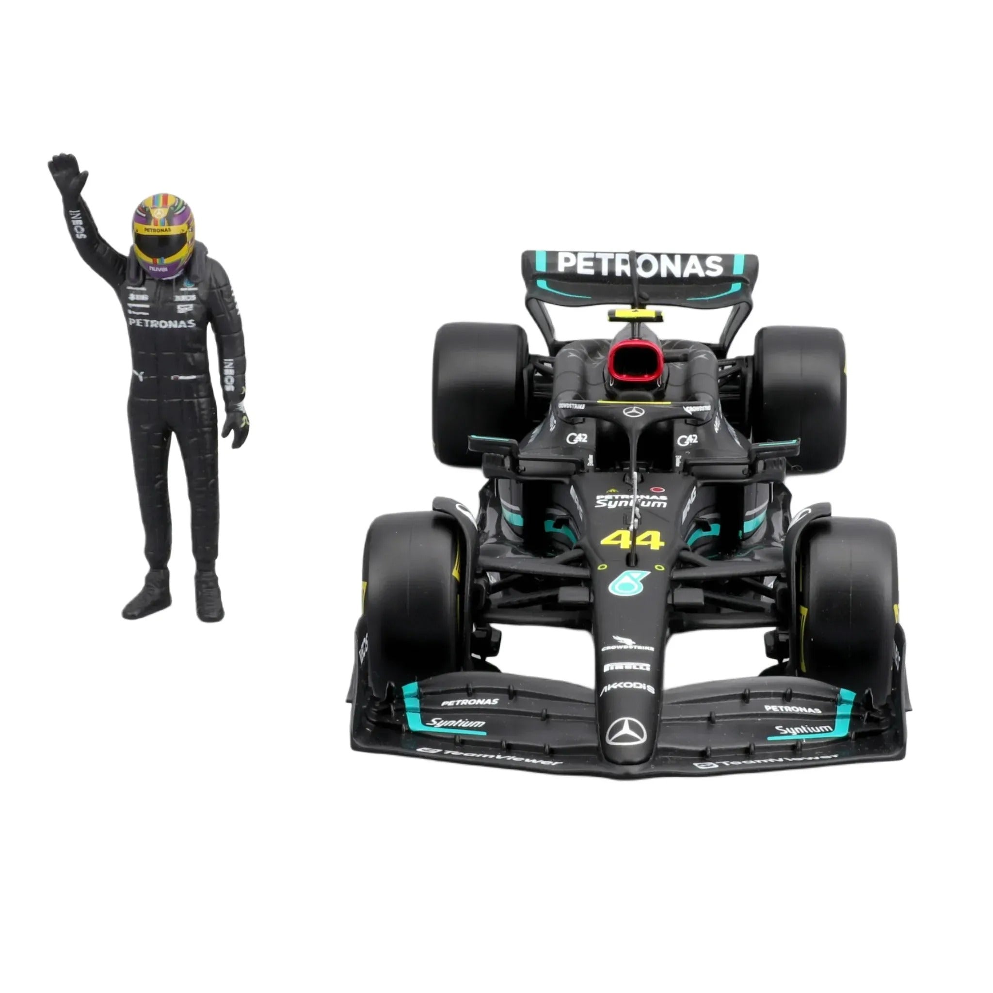1/24 Mercedes AMG F1 W14 With Driver Figure - #44 Lewis Hamilton
