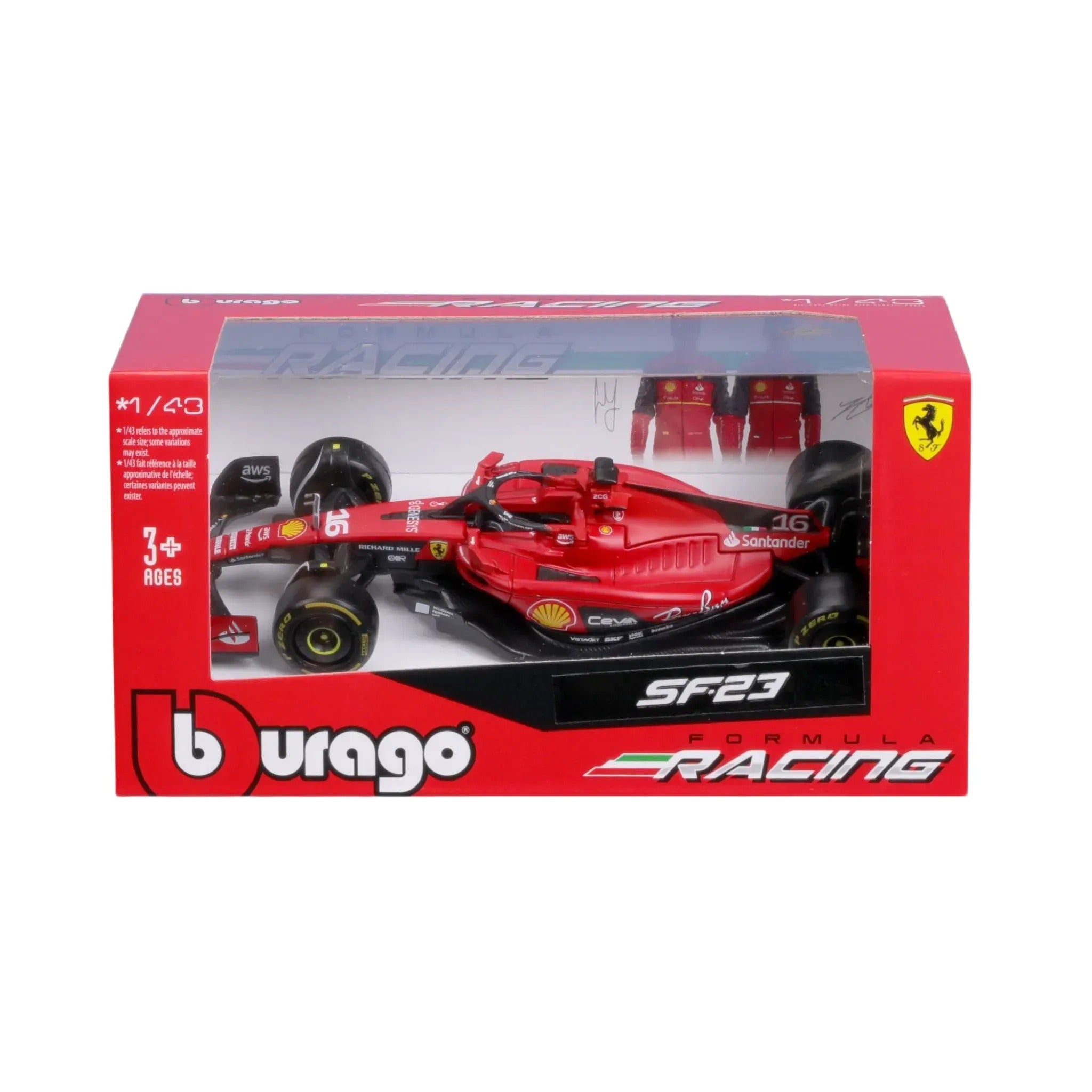 1/43 Ferrari F1 SF-23 2023 (Assorted Drivers) – Toy Kingdom South