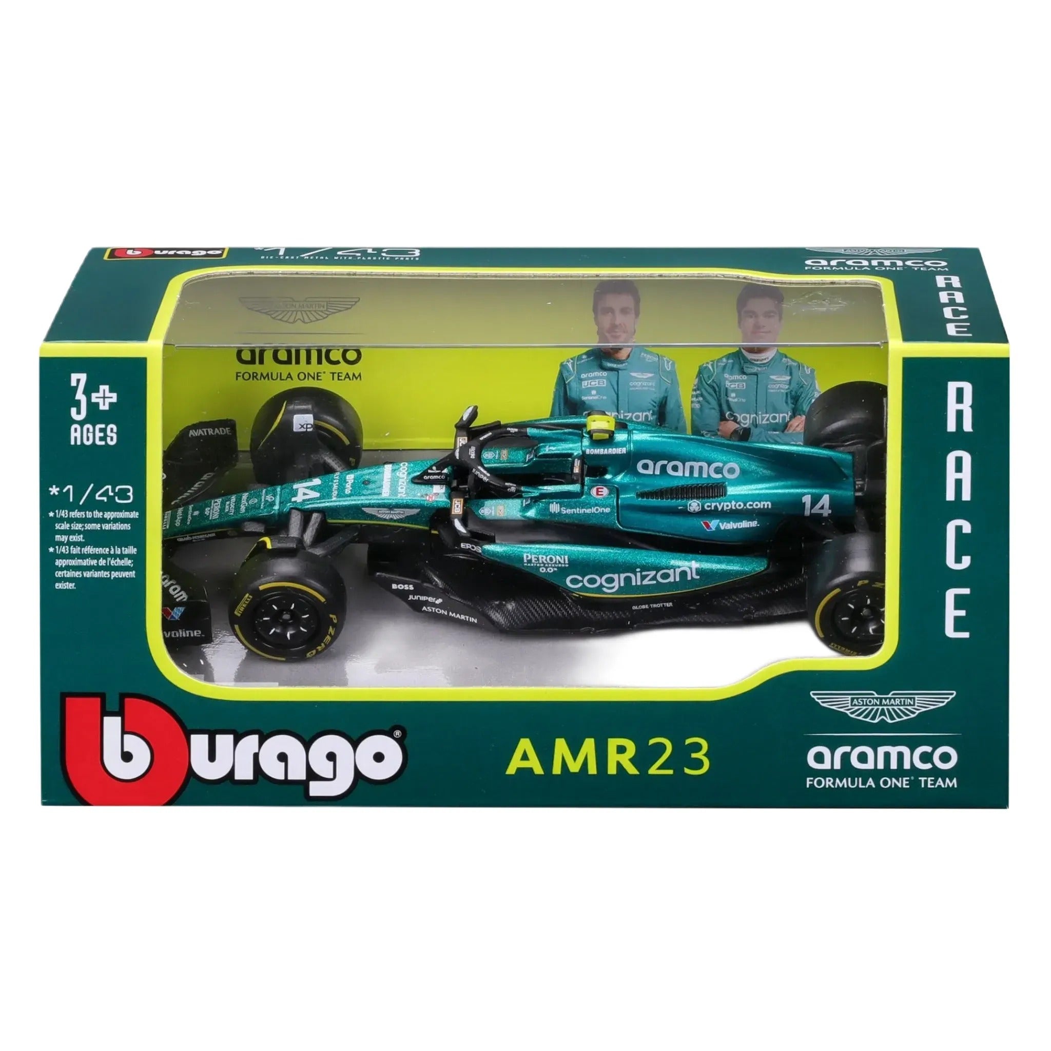 1/43 Aston Martin F1 AMR23 2023 (Assorted Drivers) – Toy Kingdom