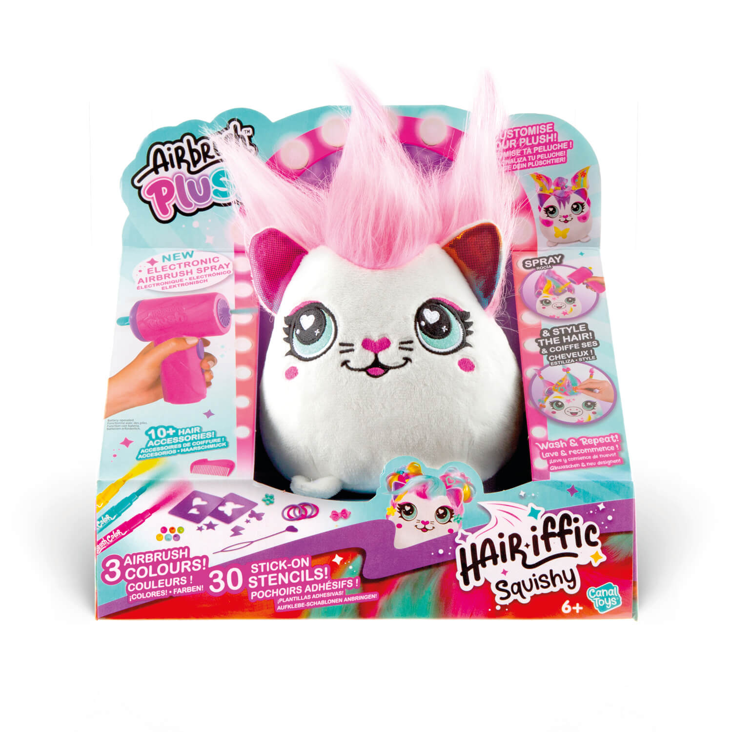 Style 4 Ever Airbrush Hairiffic Squish Pal – Toy Kingdom South Africa