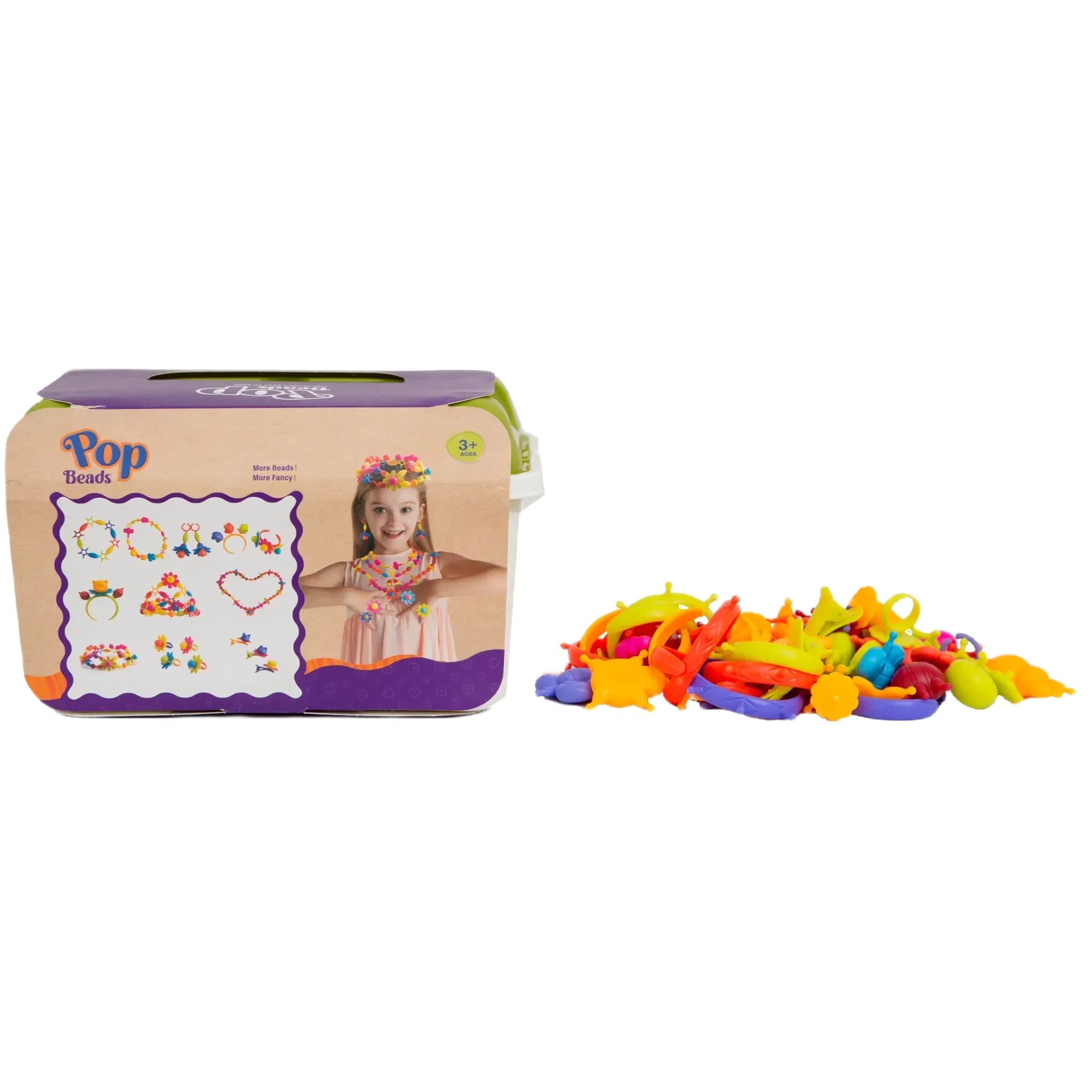 Bubblegum Pop Beads - 262 Pieces – Toy Kingdom South Africa