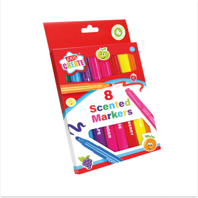 8 Scented Markers