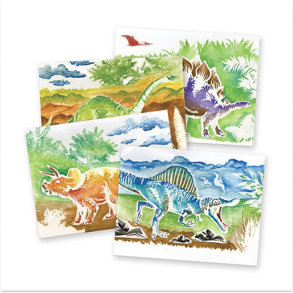 Dinosart Magic Watercolour Set with 5 Boards – Toy Kingdom South