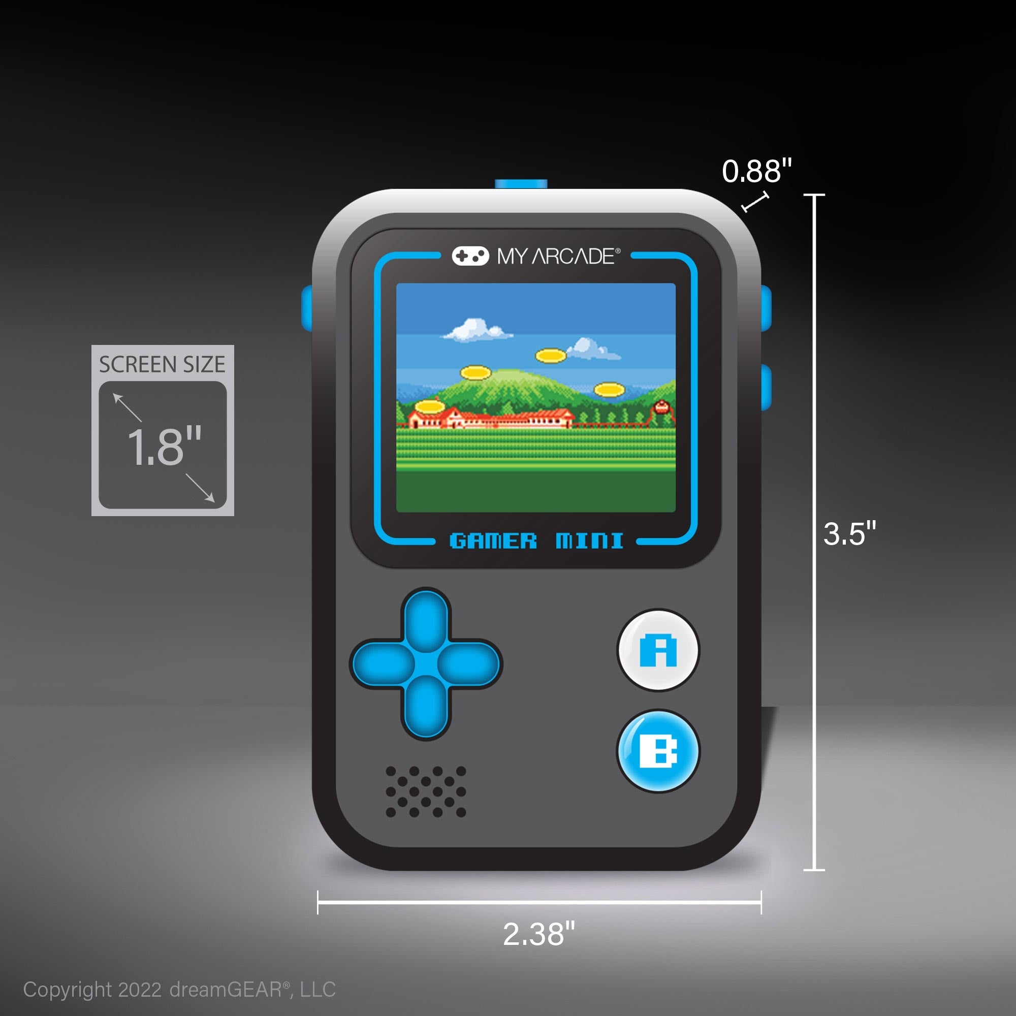 My Arcade Gamer Mini Classic - Black & Blue – Toy Kingdom South Africa