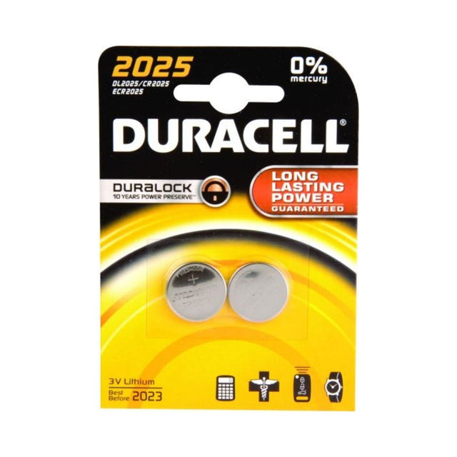 DURACELL LITHIUM 2025 BATTERIES