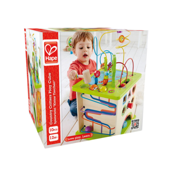 Hape Country Critters Play Cube – Toy Kingdom South Africa