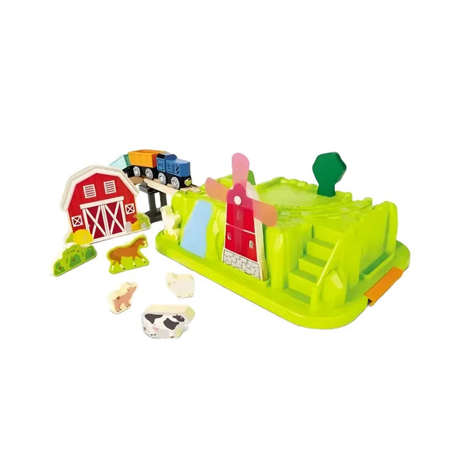 Hape Farmyard Train Bucket Set