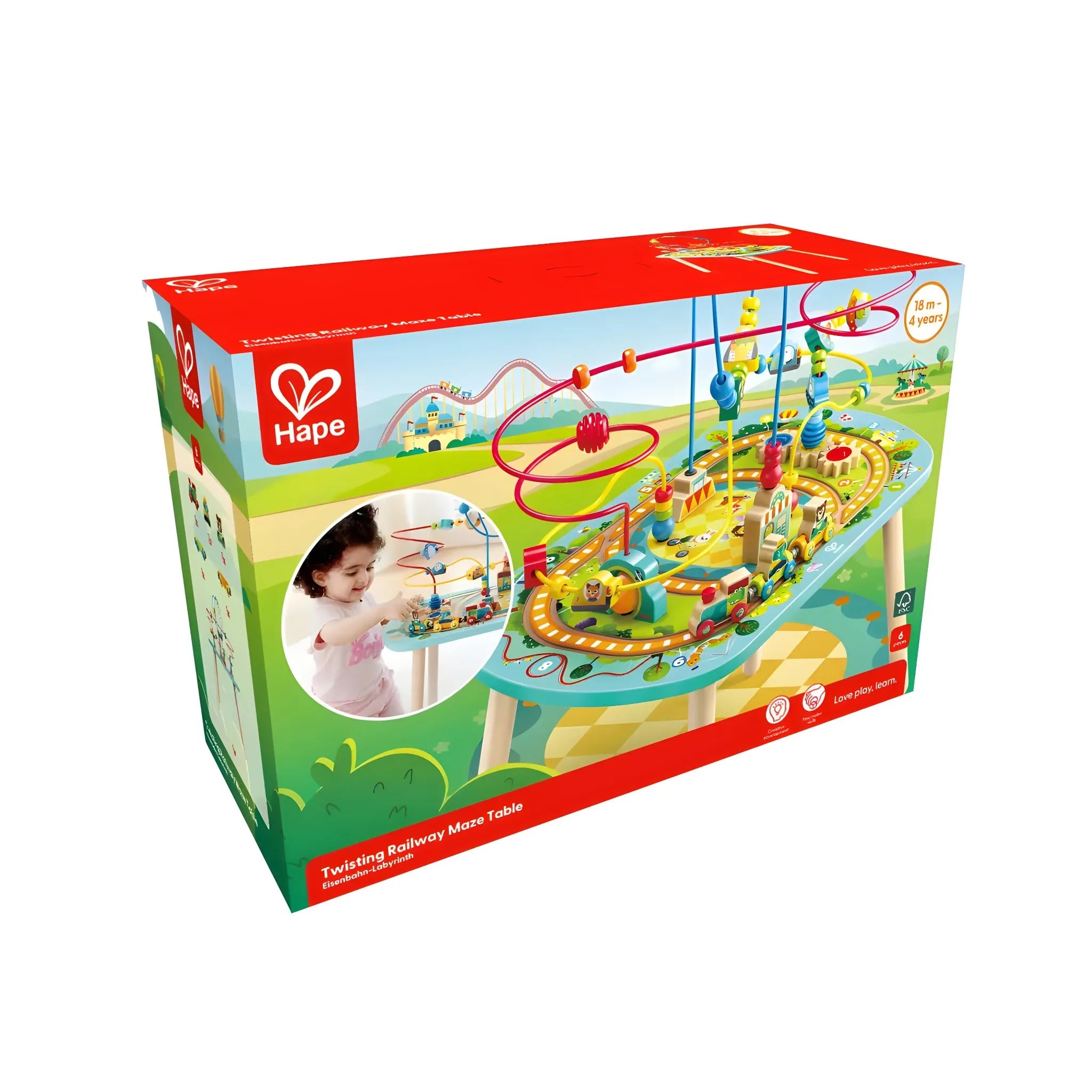 Hape Twisting Railway Mazetable – Toy Kingdom South Africa